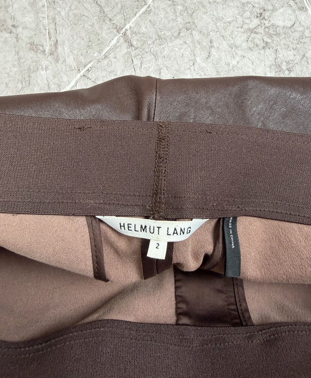 Helmut Lang Helmut Lang leather leggins Size 26" / US 2 / IT 38 - 3 Thumbnail