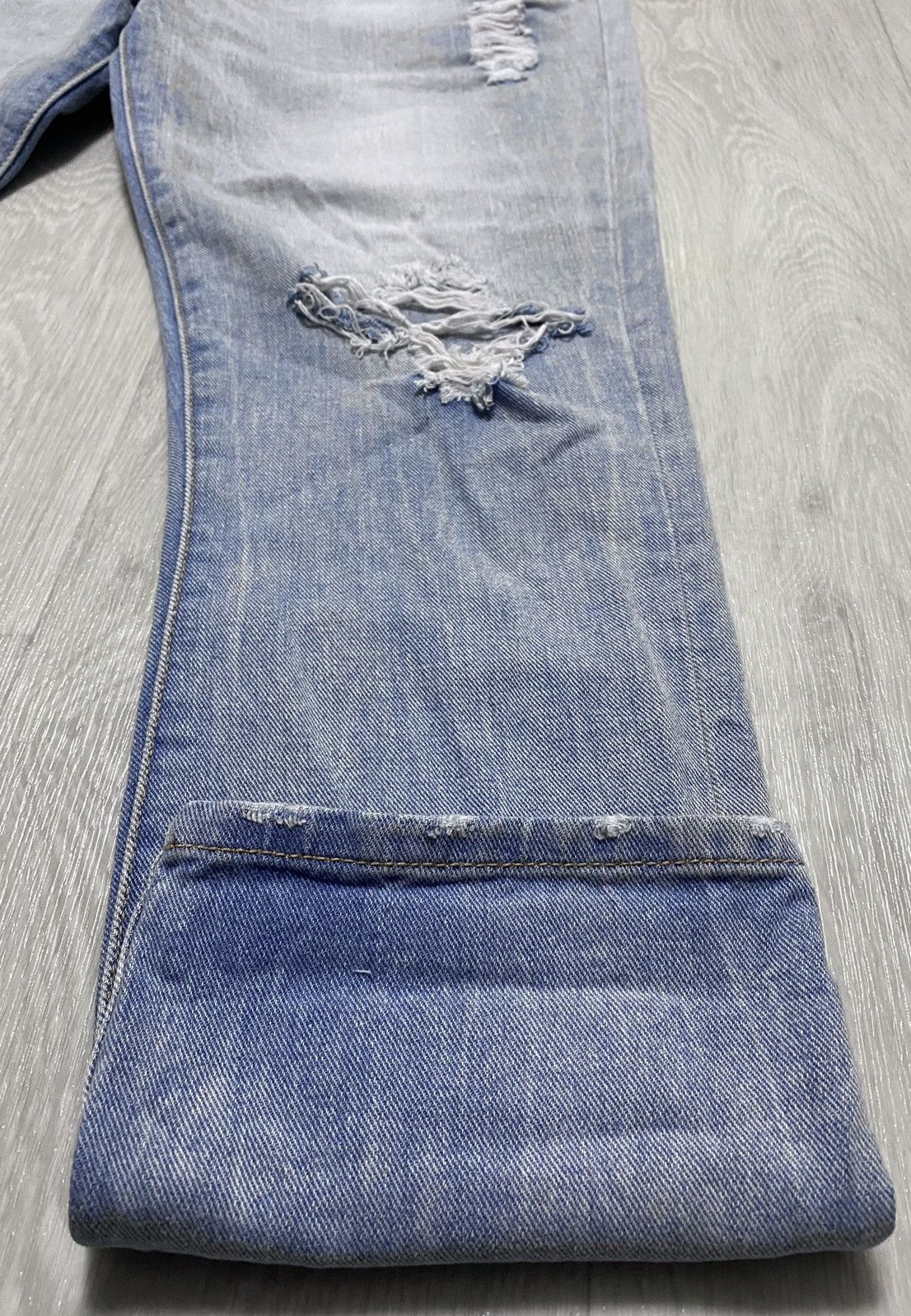 Dsquared2 Women’s Dsquared2 Washed Torn Distressed Jeans Denim Dyed Size 28" / US 6 / IT 42 - 8 Thumbnail