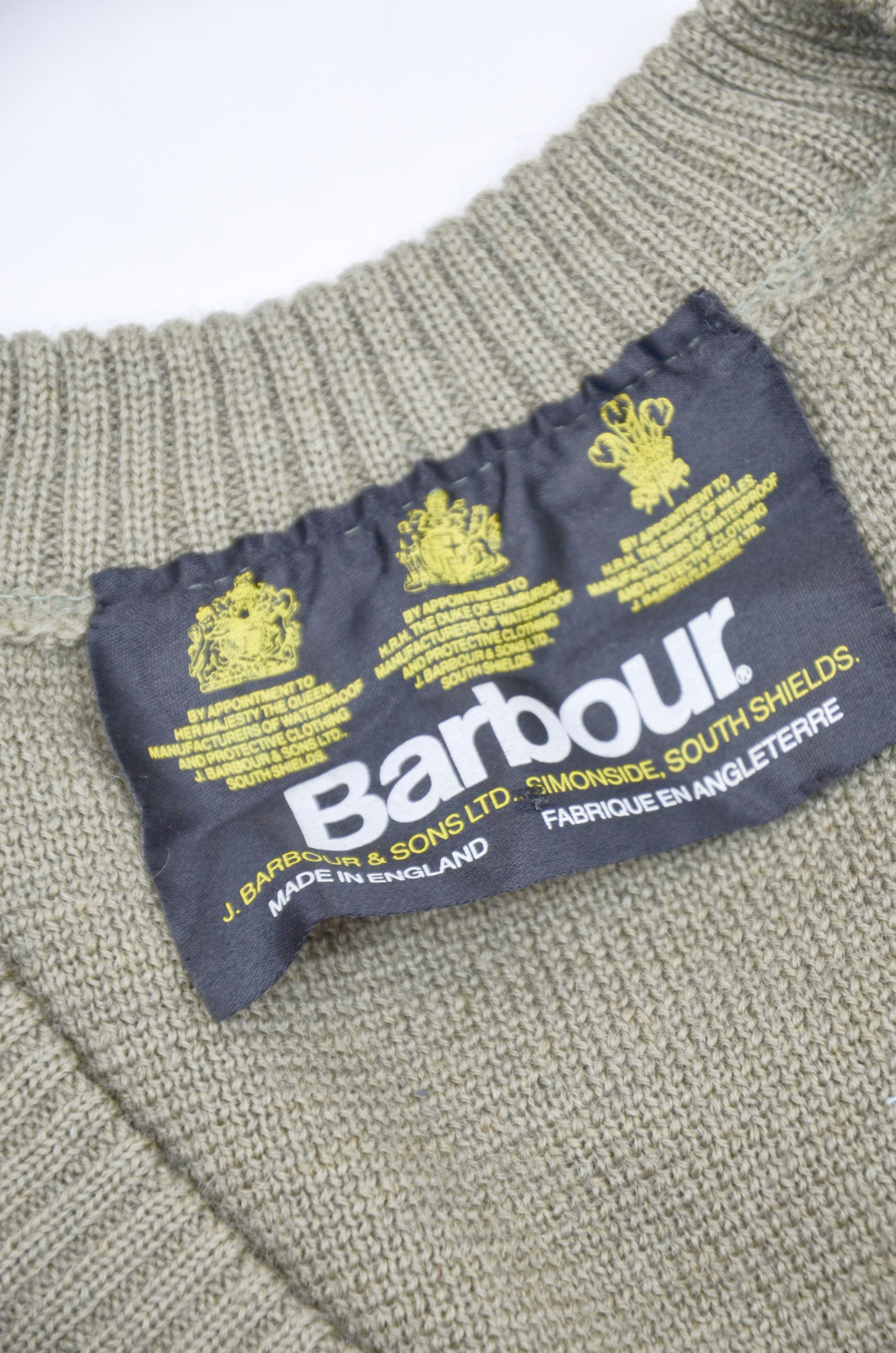Barbour Barbour Military Wool Sweater – Olive Green - Size L Size US L / EU 52-54 / 3 - 7 Thumbnail