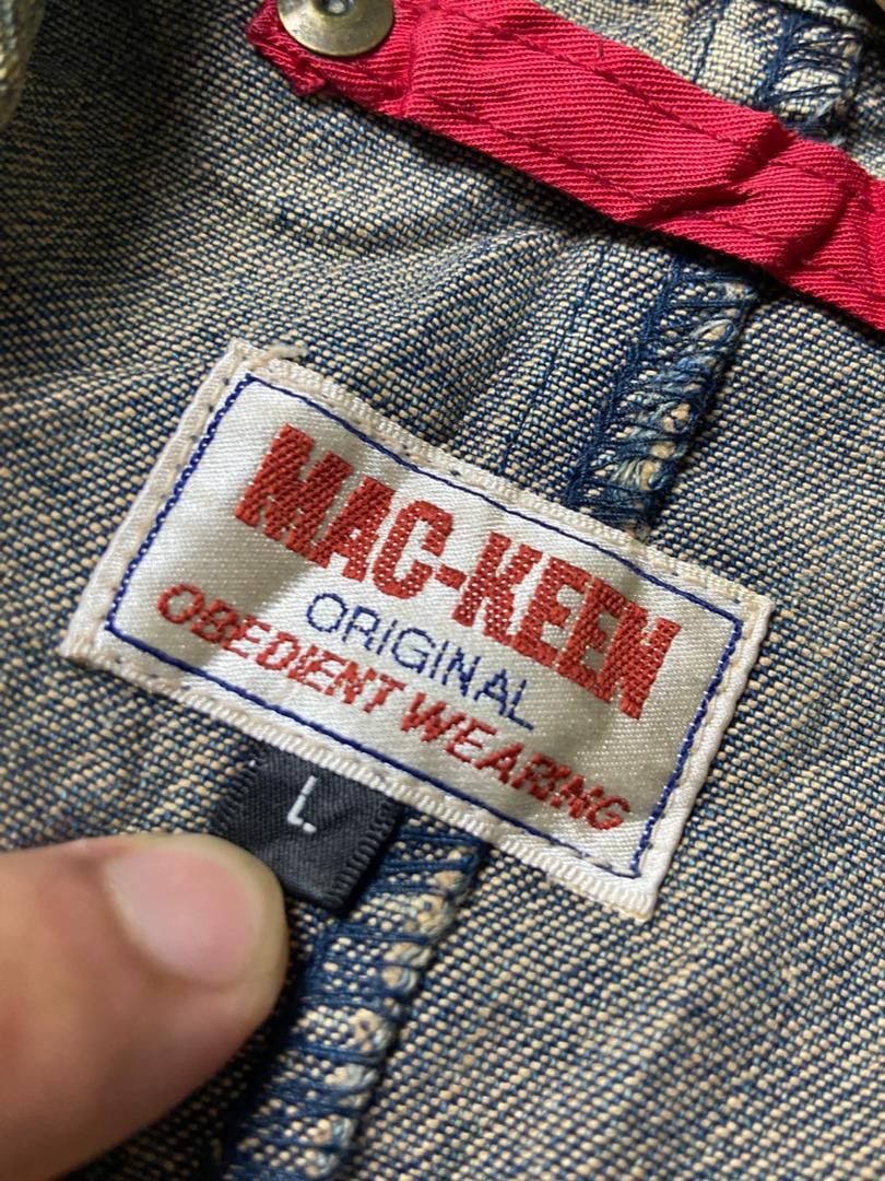 Japanese Brand Mac Keen Original Obedient Denim Jacket (186) Size US L / EU 52-54 / 3 - 3 Thumbnail
