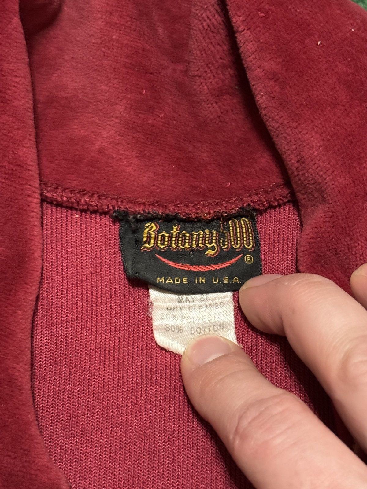 Vintage Vintage Velour 1/4 1/2 Zip Red 70s Large Talon Sweatshirt Size US L / EU 52-54 / 3 - 3 Thumbnail