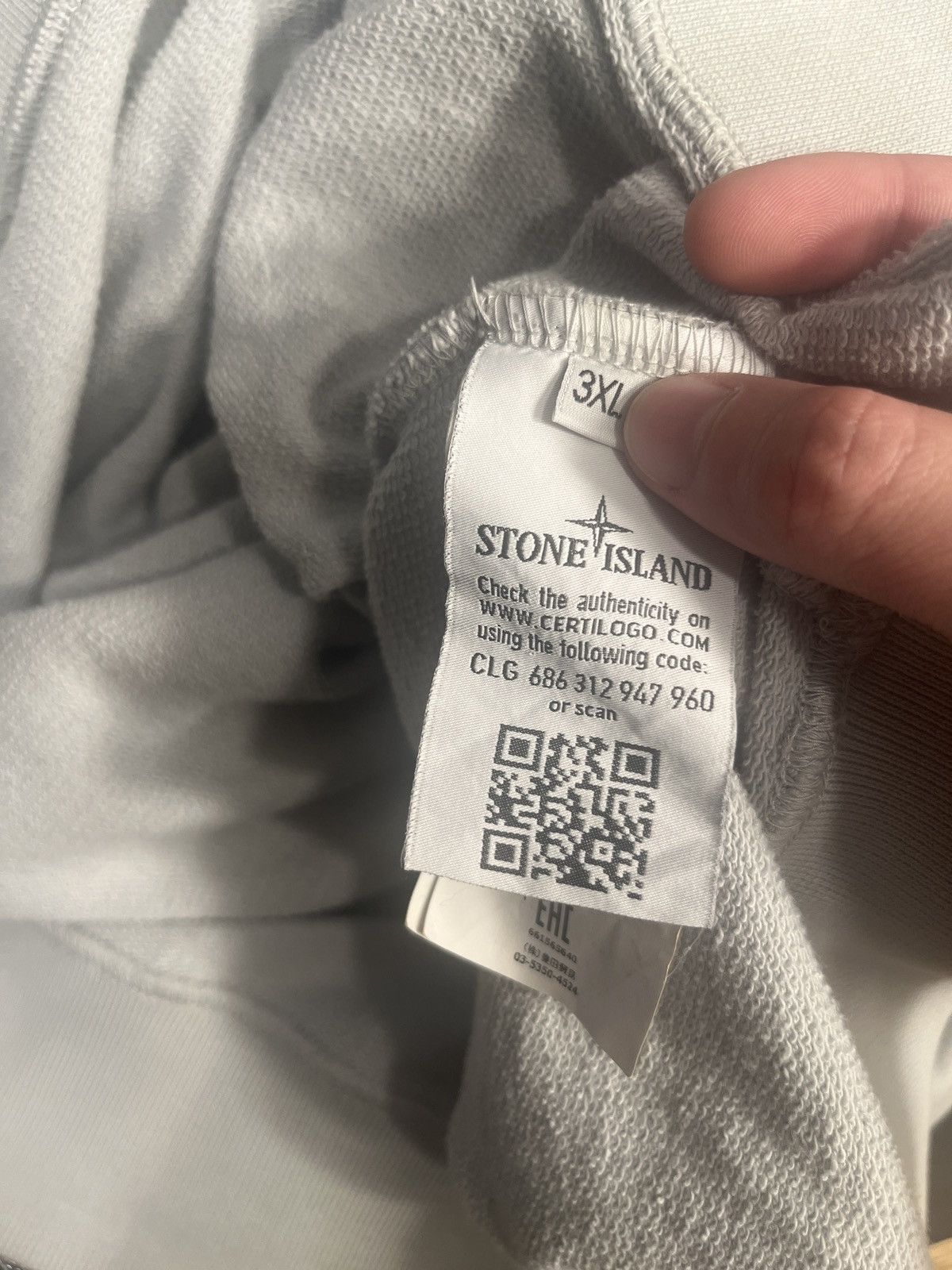 Stone Island Stone island baby blue crew neck long sleeves Size US XXL / EU 58 / 5 - 6 Thumbnail