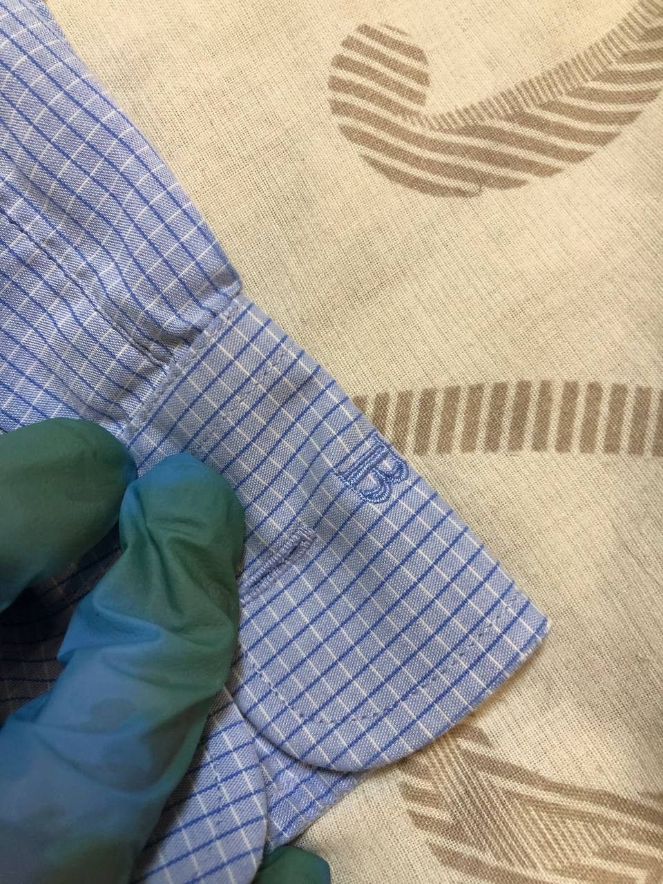 Balmain Balmain Paris Blue Check Dress Shirt Size US XL / EU 56 / 4 - 10 Thumbnail