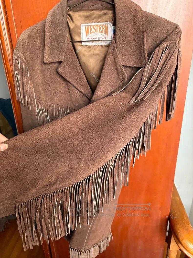 Schott Schott Vintage western fringed leather jacket Size US L / EU 52-54 / 3 - 5 Thumbnail