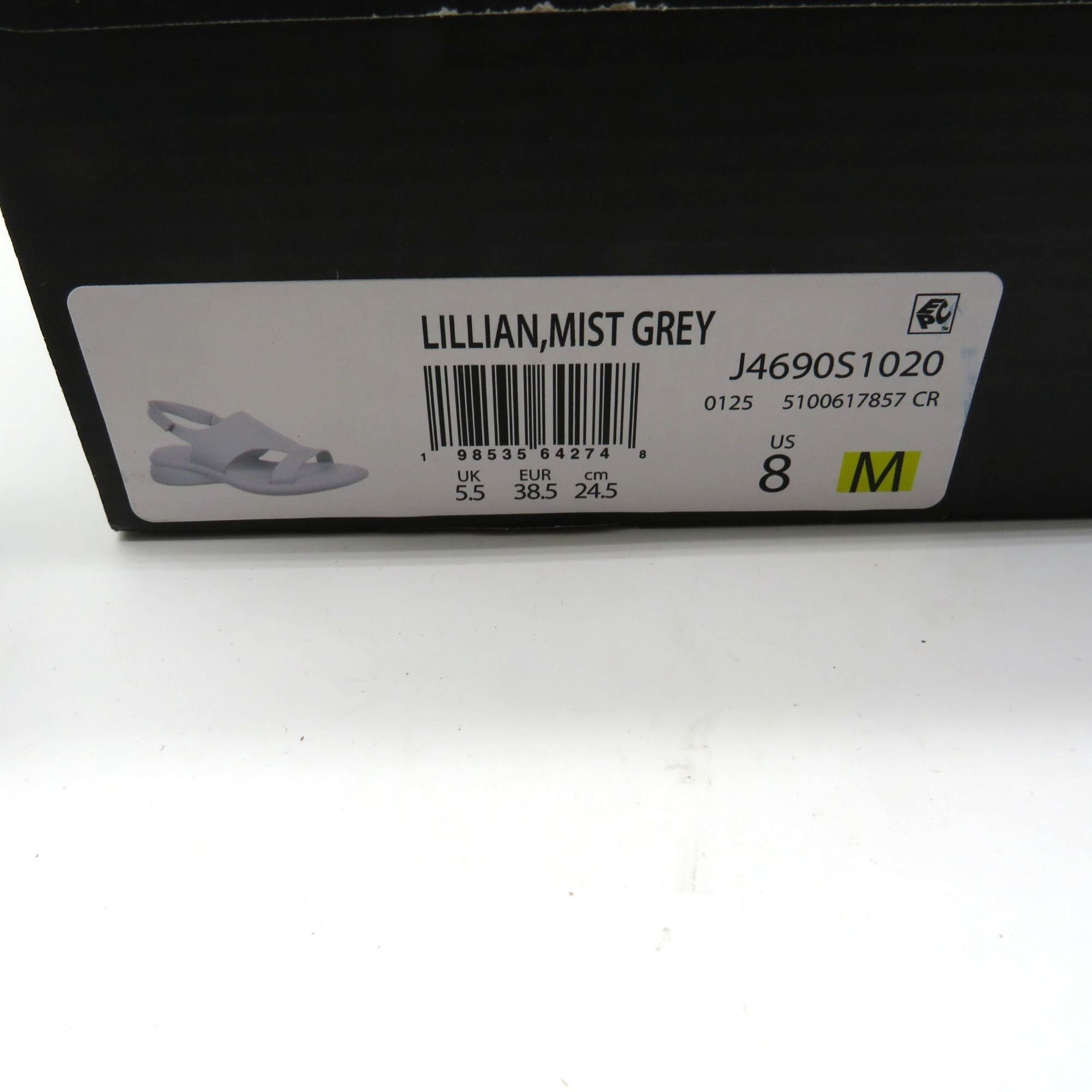Naturalizer Naturalizer Lillian Mist Grey Womens Slingback Sandals Size Size US 8 / IT 38 - 2 Thumbnail
