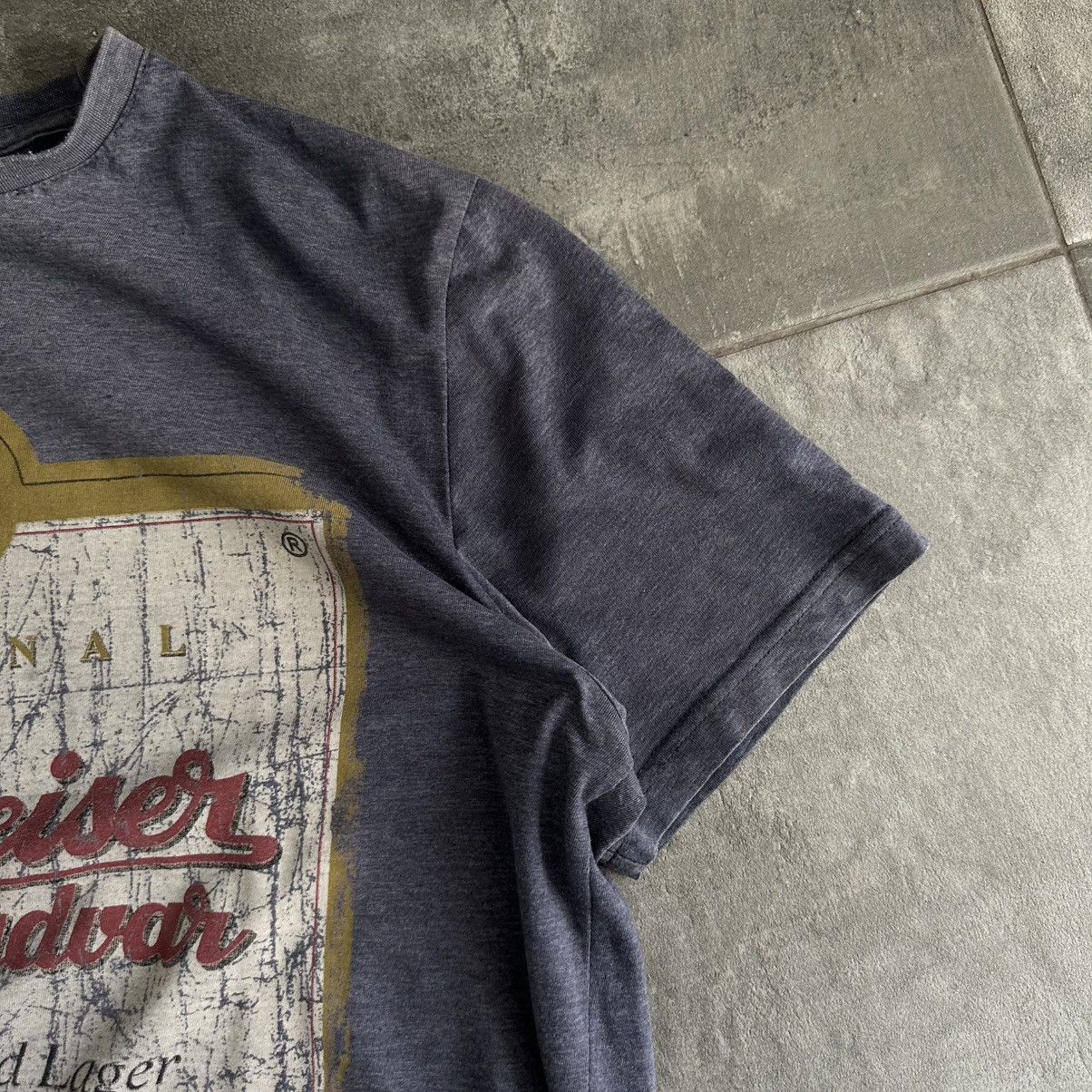 Budweiser × Vintage Vintage Budweiser T-shirts Band Trashed Tee Y2K Big Logo Size US L / EU 52-54 / 3 - 5 Thumbnail