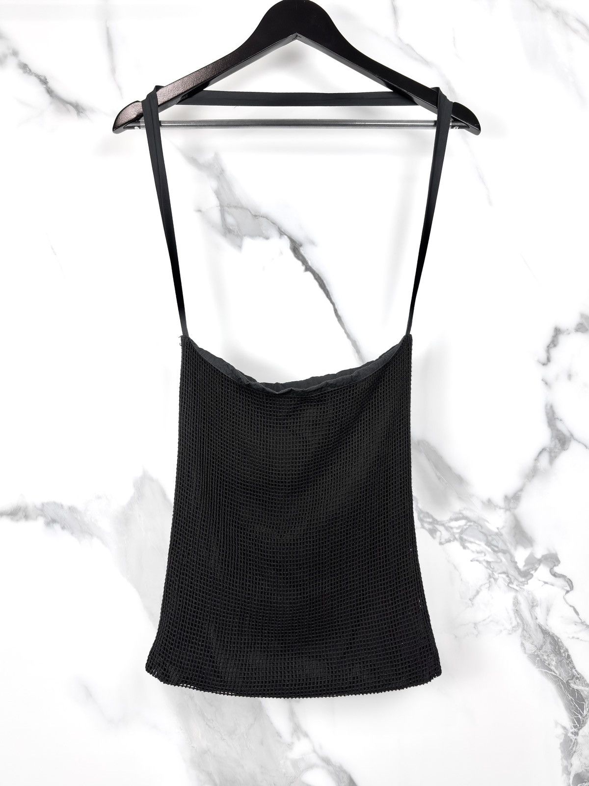Raf Simons SS03 Raf Simons Consumed Mesh Netted Tote Bag Black Size ONE SIZE - 1 Thumbnail