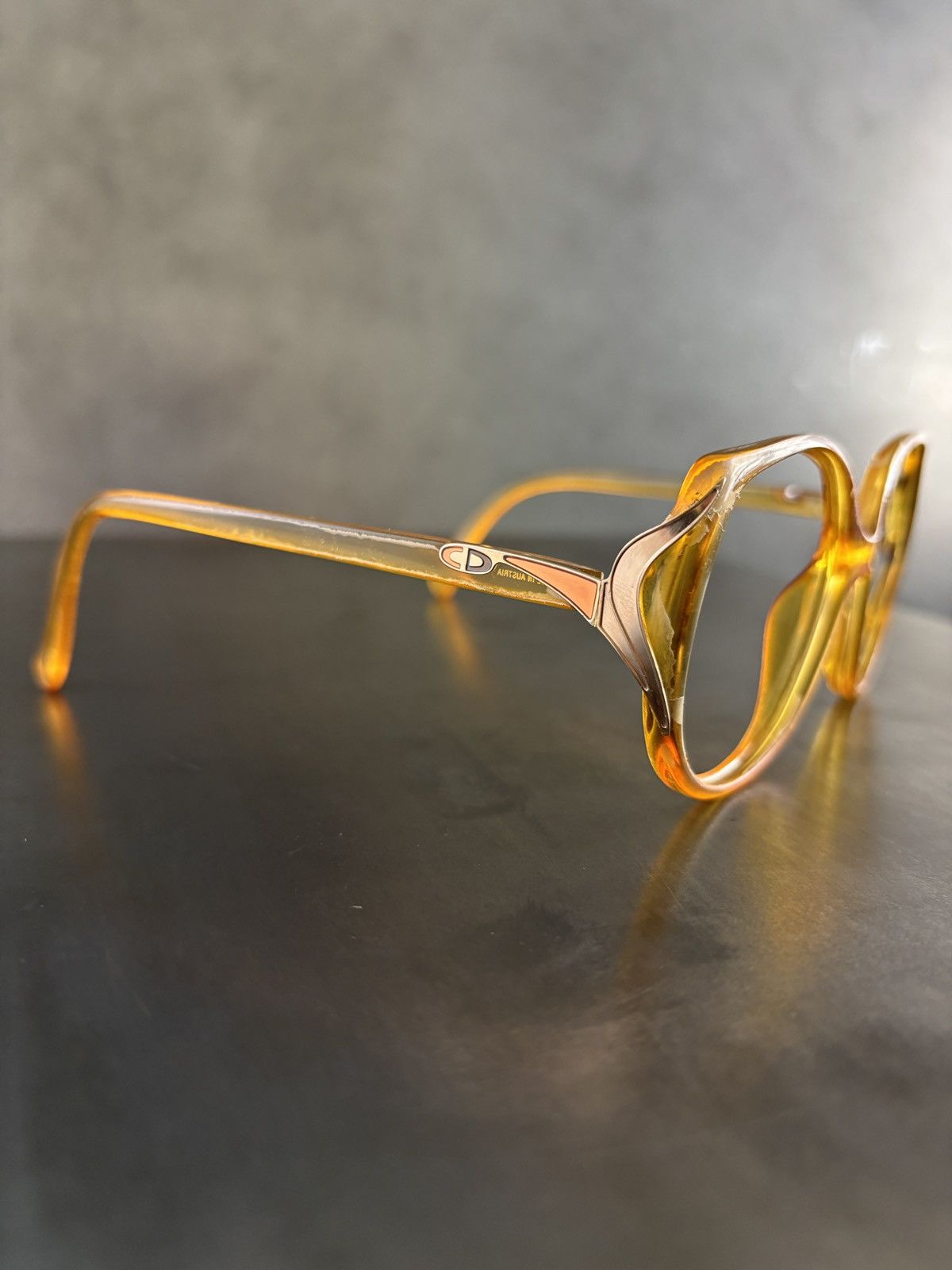 Christian Dior Monsieur Vintage Christian Dior Eyeglasses Frames Optyl Oversized 70s Size ONE SIZE - 4 Thumbnail