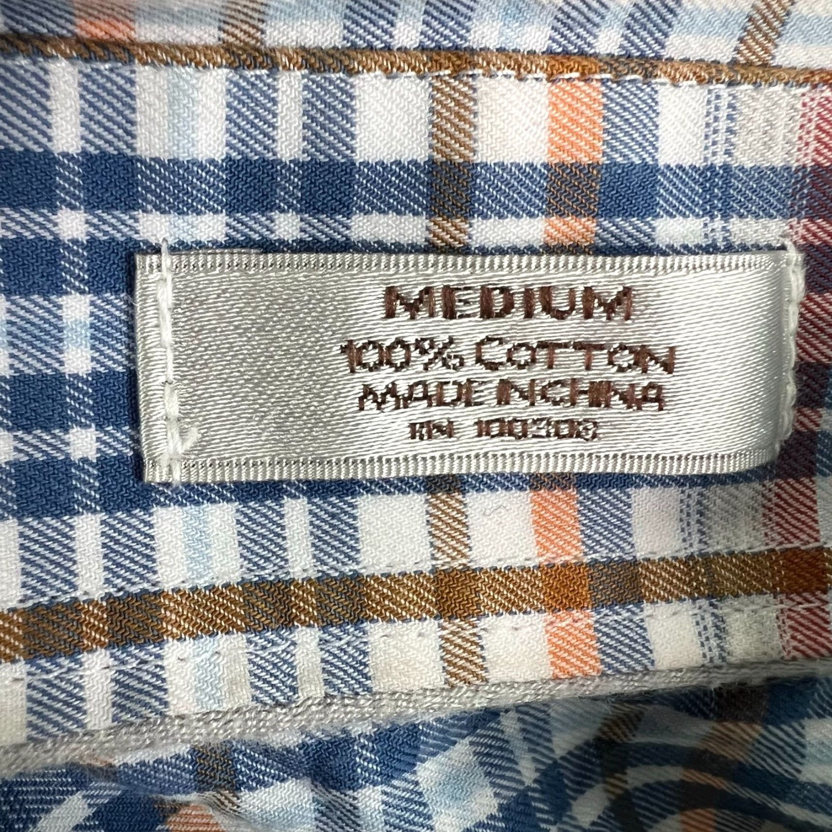Peter Millar PETER MILLAR Long Sleeve Plaid Button-Down Shirt Mens Adult Size M Multicolor Classic Fit Size US M / EU 48-50 / 2 - 5 Thumbnail