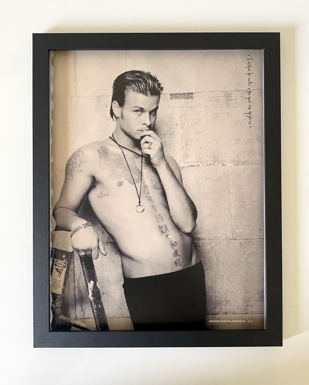Chrome Hearts Chrome Hearts vintage look poster framed 9x11 Size ONE SIZE - 1 Thumbnail