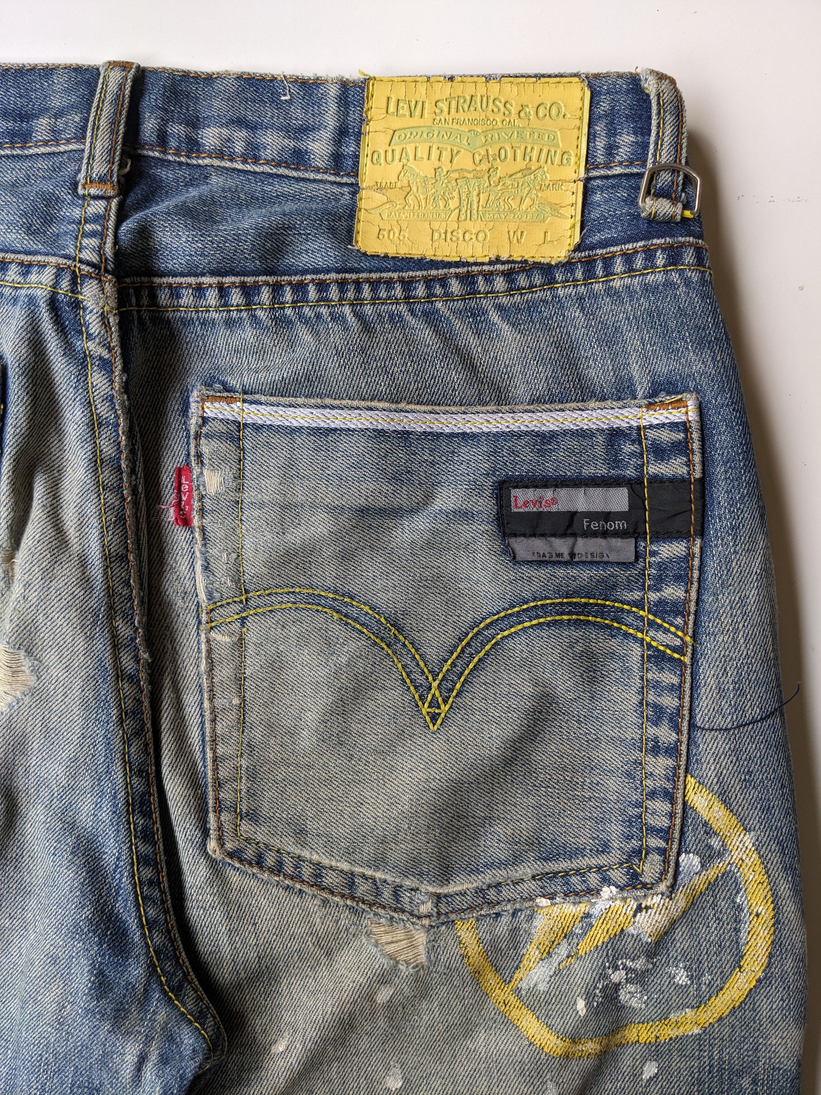 Fragment Design × Levi's Levi's X Fragment Design faded distressed jeans Size US 31 - 8 Thumbnail