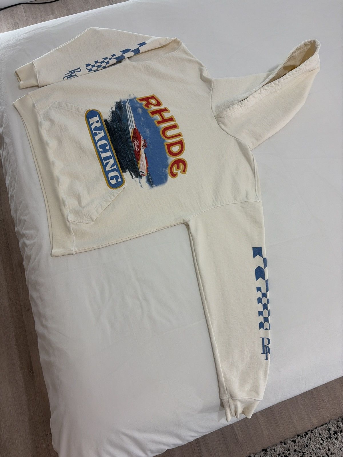 Rhude Rhude Racing Speed Boat Logo Hoodie Size US XL / EU 56 / 4 - 3 Thumbnail