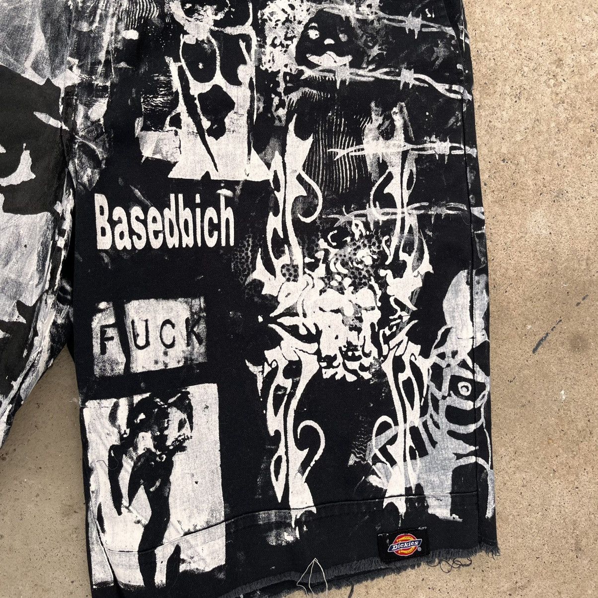 Designer Basedbich 1of1 printed shorts size 40x11 Size US 40 / EU 56 - 3 Thumbnail