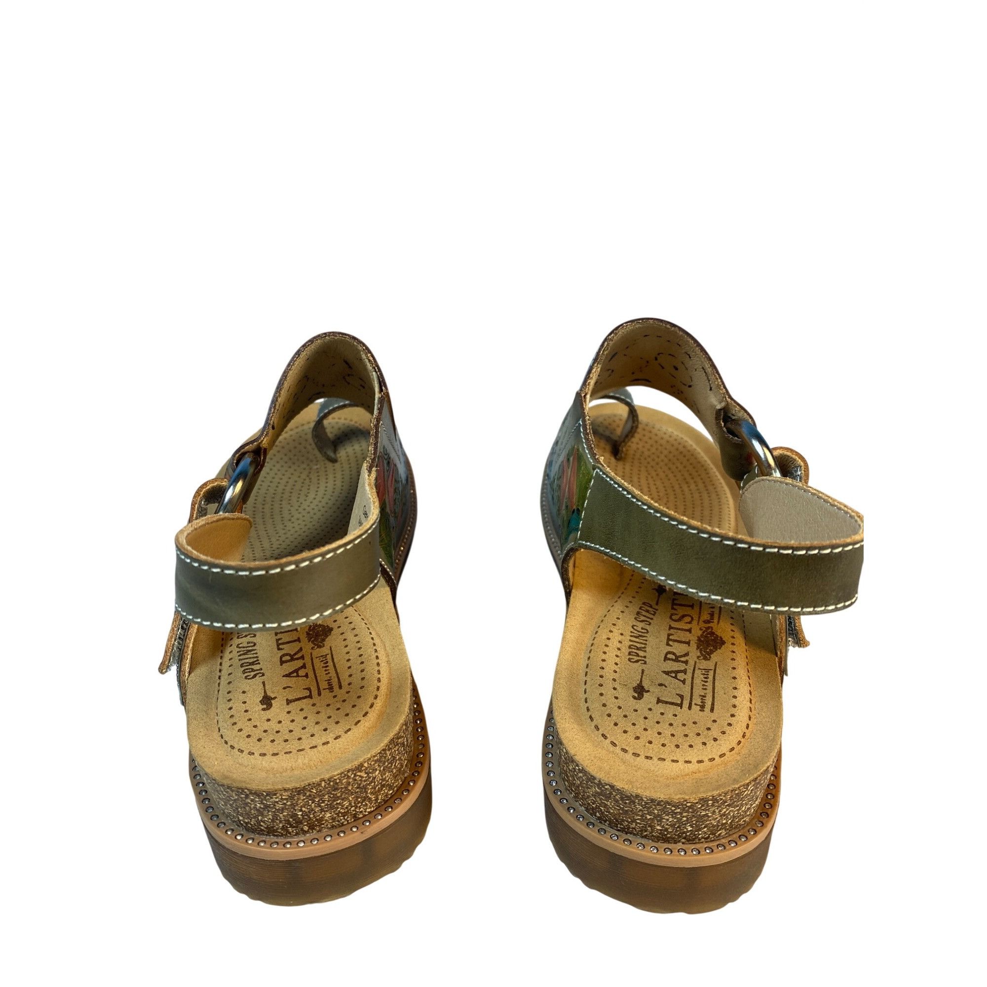 Other New L'Artiste By Spring Step Samya Toe Loop Sandal in Grey M Size US 9 / IT 39 - 15 Thumbnail
