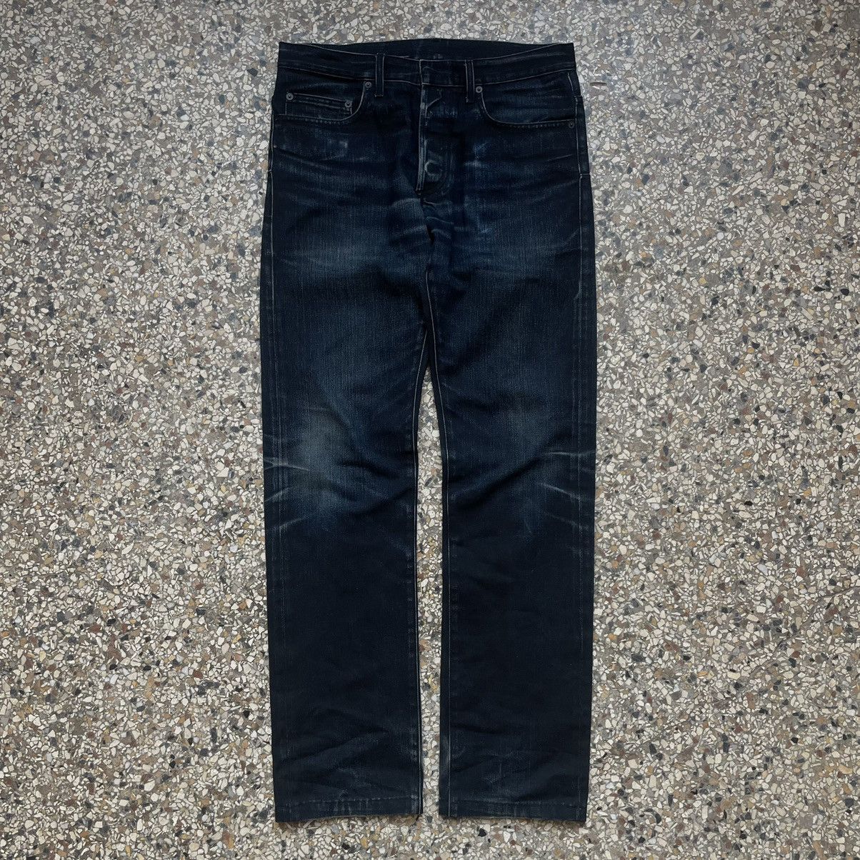 Dior × Hedi Slimane Dior AW06 indigo dark wash Jeans with auramaxing Size US 30 / EU 46 - 1 Thumbnail