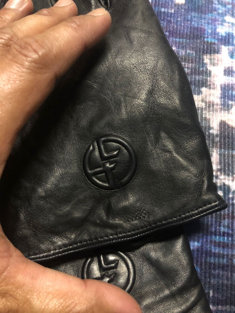 Giorgio Armani Giorgio Armani Mainline Leather Gloves Tag Size -M Size ONE SIZE - 9 Thumbnail
