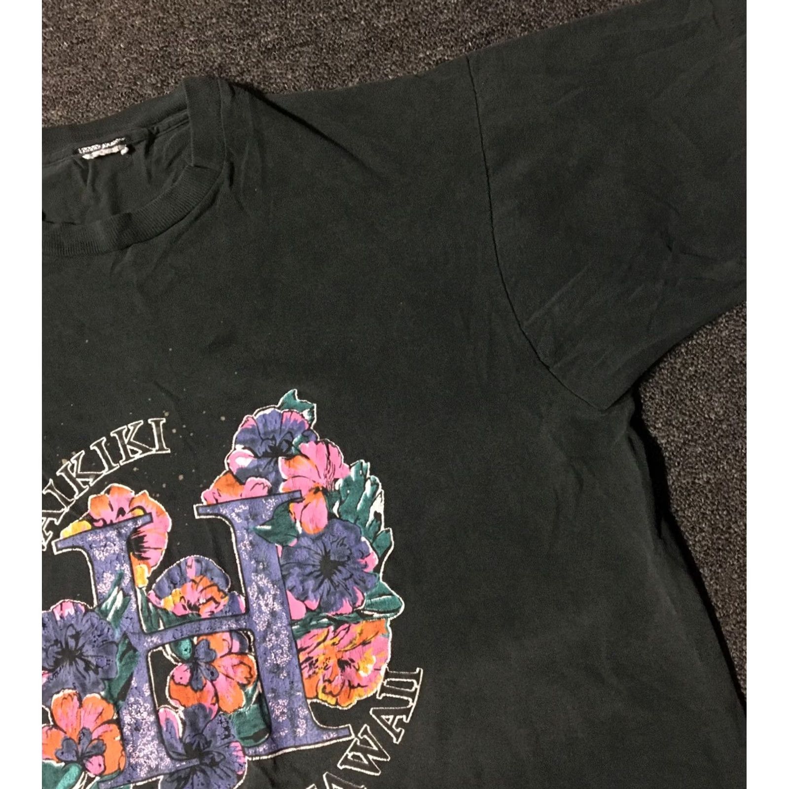 Vintage VINTAGE Maui Waikiki Hawaii Faded Distressed Shirt L Black 80s 90s Grunge Surf USA Mens Shirt Size US L / EU 52-54 / 3 - 6 Thumbnail