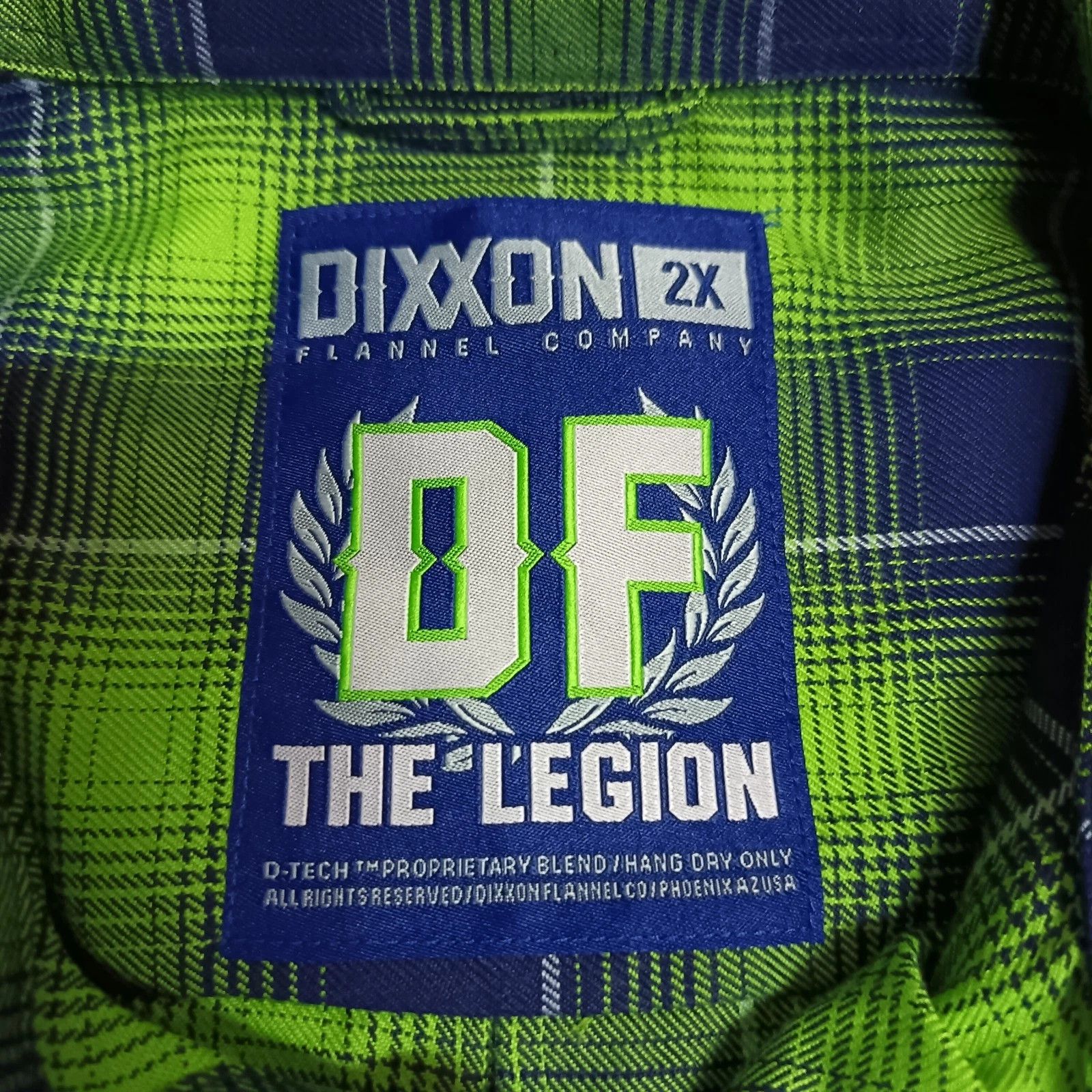 Dixxon Dixxon Flannel The Legion Seattle Seahawks Shirt Size US XXL / EU 58 / 5 - 5 Thumbnail