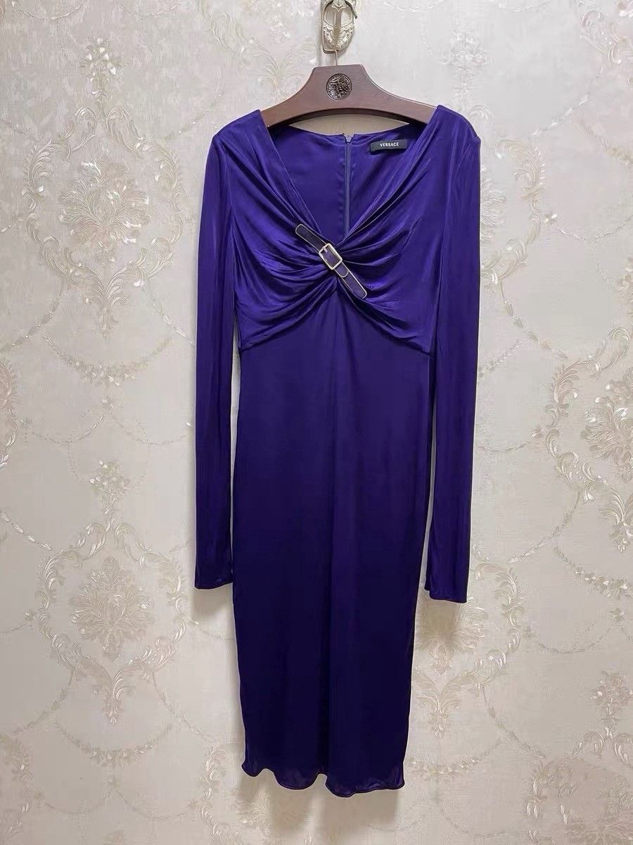 Versace Versace Runway Purple Formal Dress Size M / US 6-8 / IT 42-44 - 1 Thumbnail