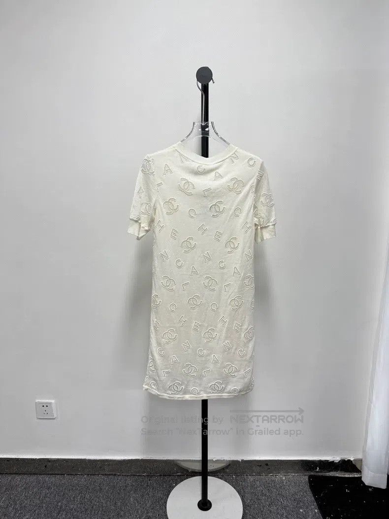 Chanel Chanel Full print solid colour dress Size XXS / US 00 / IT 34 - 2 Thumbnail