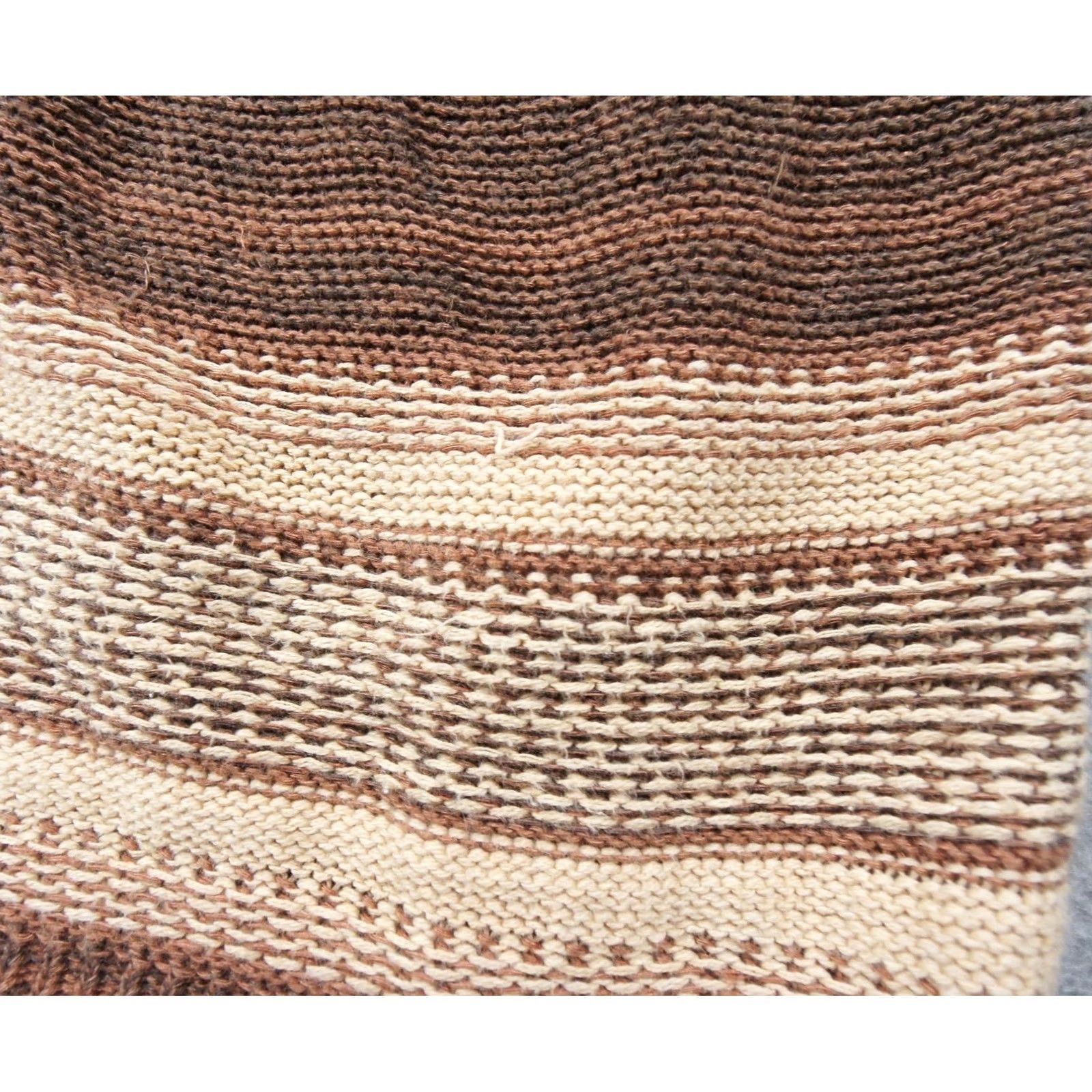 Vintage Denim & Supply Ralph Lauren Sweater Mens Large Brown Henley Knit Linen Striped Size US L / EU 52-54 / 3 - 5 Thumbnail