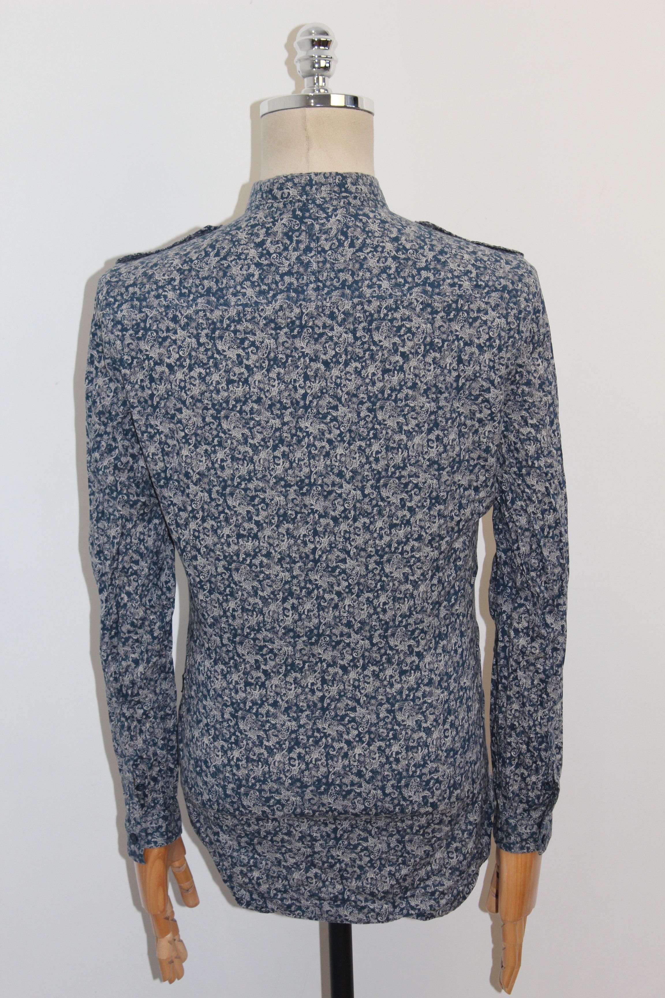 Diesel Diesel Long Sleeve Blue Shirt Size US S / EU 44-46 / 1 - 5 Thumbnail