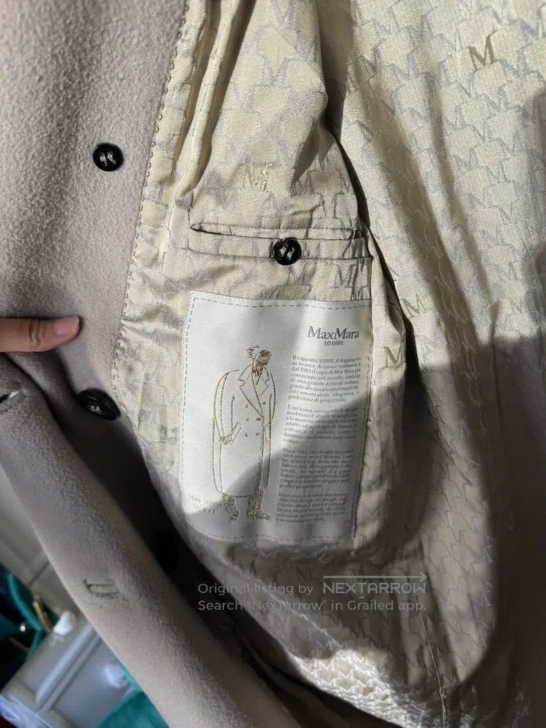 Max Mara Max Mara Classic Beige Wool Coat Size XS / US 0-2 / IT 36-38 - 6 Thumbnail