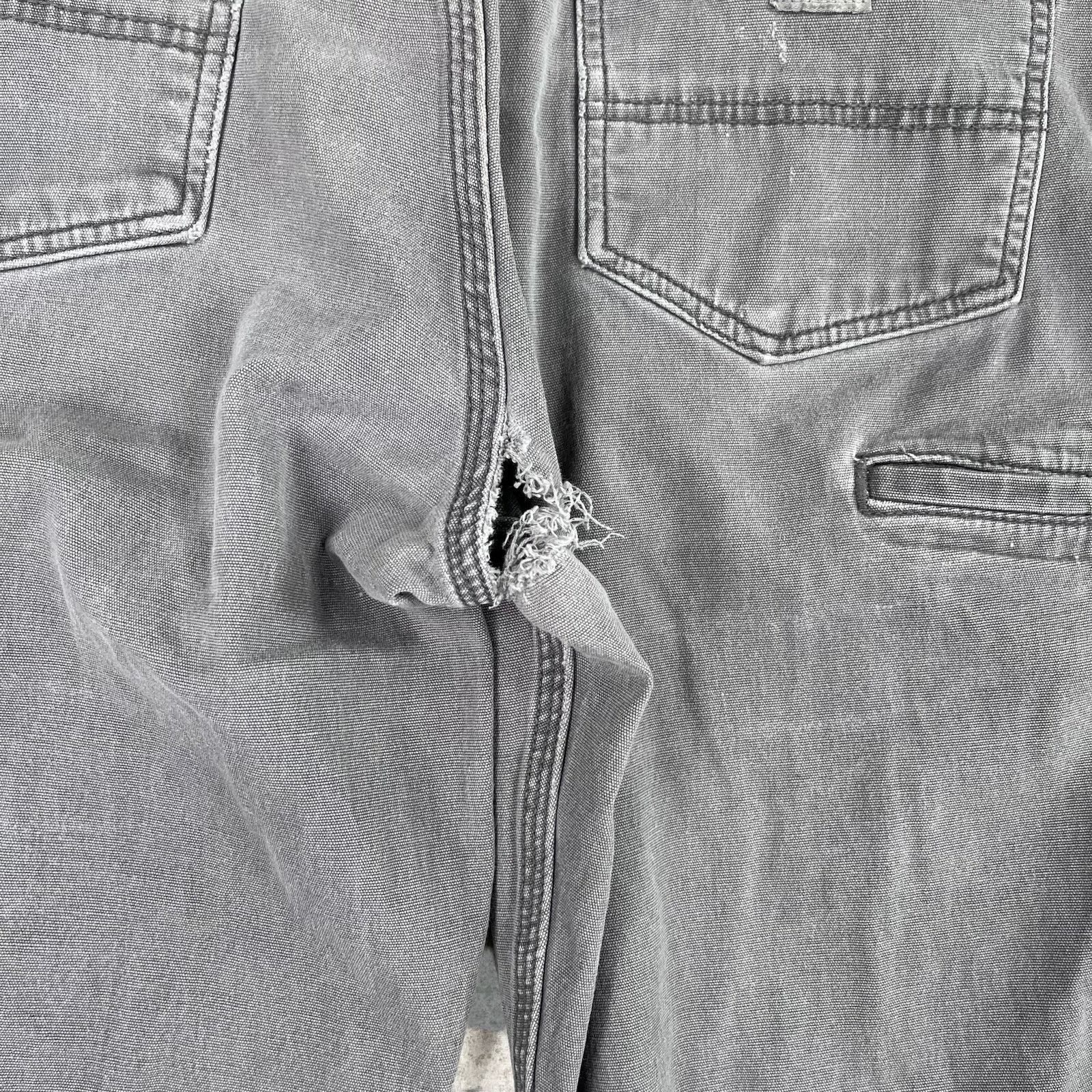 Carhartt Vintage Y2K Carhartt Carpenter Pants 36x36 Relaxed Grey Size US 36 / EU 52 - 7 Thumbnail