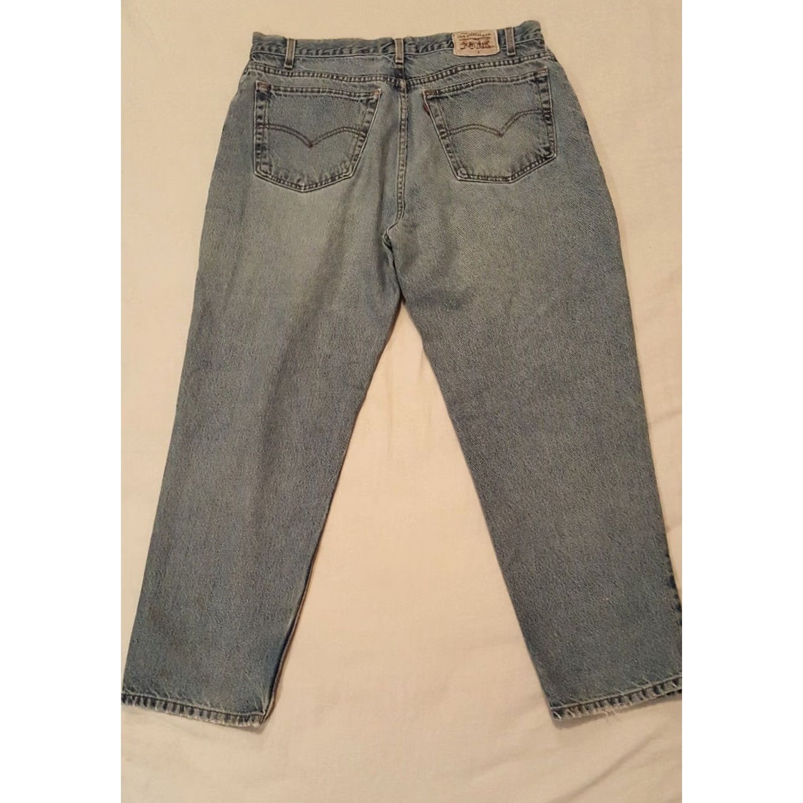 Levi's VINTAGE Levi's Loose Fit Faded Grunge Men's Size 38x29 Tapered Rock Jeans Size US 38 / EU 54 - 6 Thumbnail
