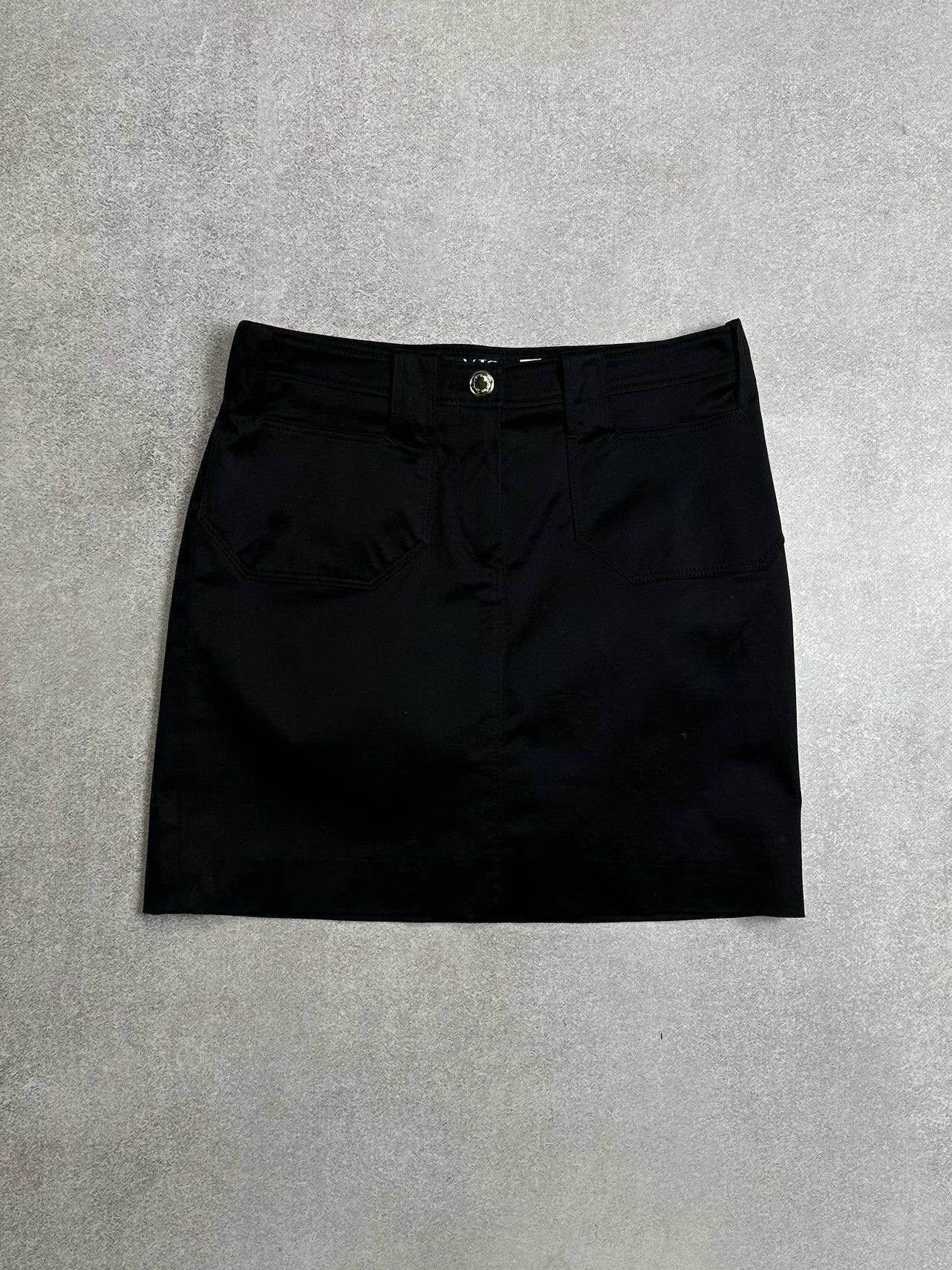 Versace VJC Versace Womans Midi Skirt Rare Black Size 27" / US 4 / IT 40 - 1 Thumbnail