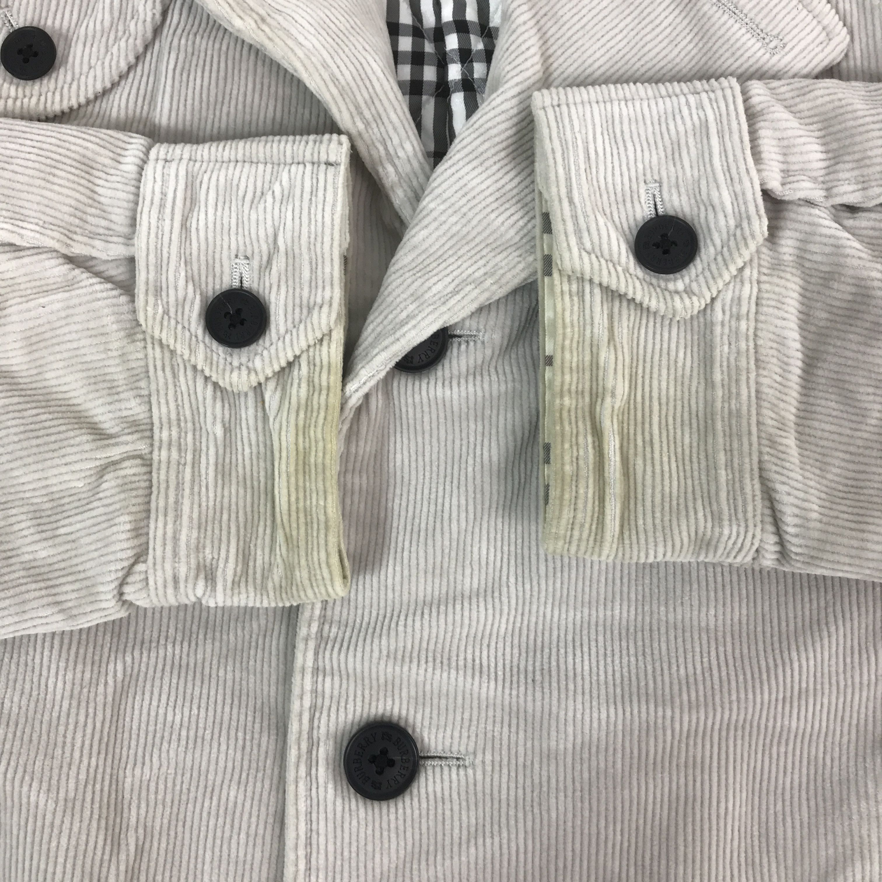 Burberry BURBERRY CORDUROY BUTTON JACKET K64B3 Size US L / EU 52-54 / 3 - 5 Thumbnail