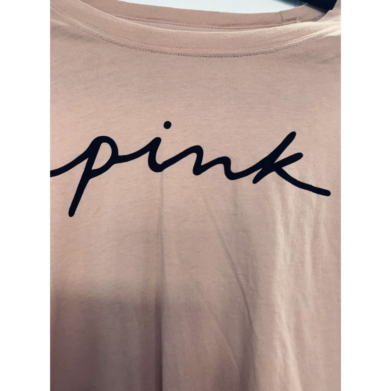 Victoria's Secret Victoria's Secret PINK Long Sleeve Tee Shirt L Woman Pink Logo Crew Neck Cotton T-Shirt Regular Fit Vintage: No Size L / US 10 / IT 46 - 2 Thumbnail