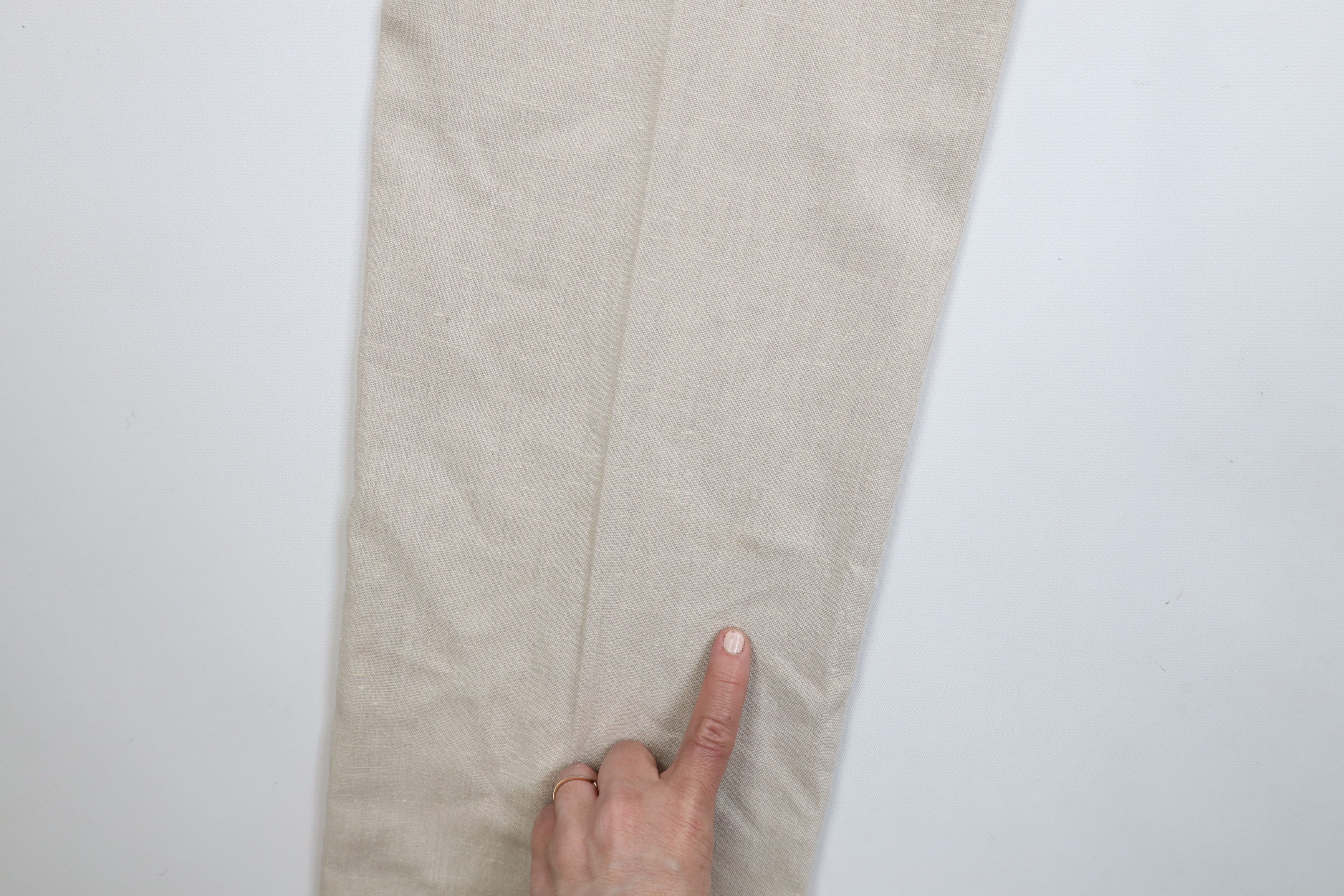 Vintage Vintage 70s Streetwear Fleck Linen Wide Leg Chino Pants USA Size US 36 / EU 52 - 10 Thumbnail