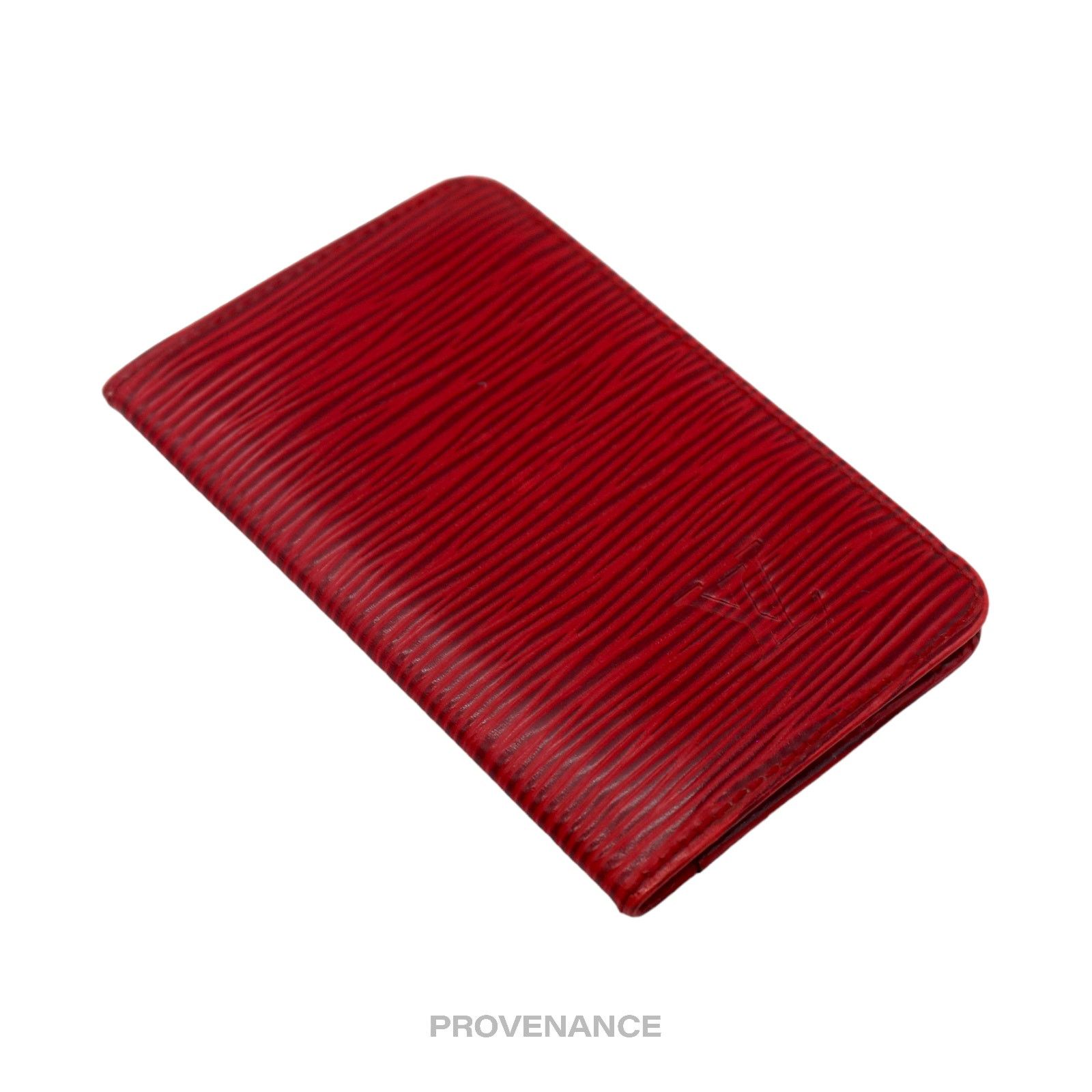 Louis Vuitton 🔴 Louis Vuitton "MALLETIER" PO Wallet - Red Epi Size ONE SIZE - 4 Thumbnail