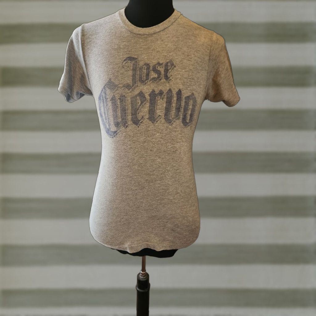Tultex JOSE CUERVO Logo Gray Short Sleeve T-Shirt Tultex Mens Adult Small Size S Regular Fit Crew Neck Graphic Tee Vintage No N/A Size US S / EU 44-46 / 1 - 1 Preview