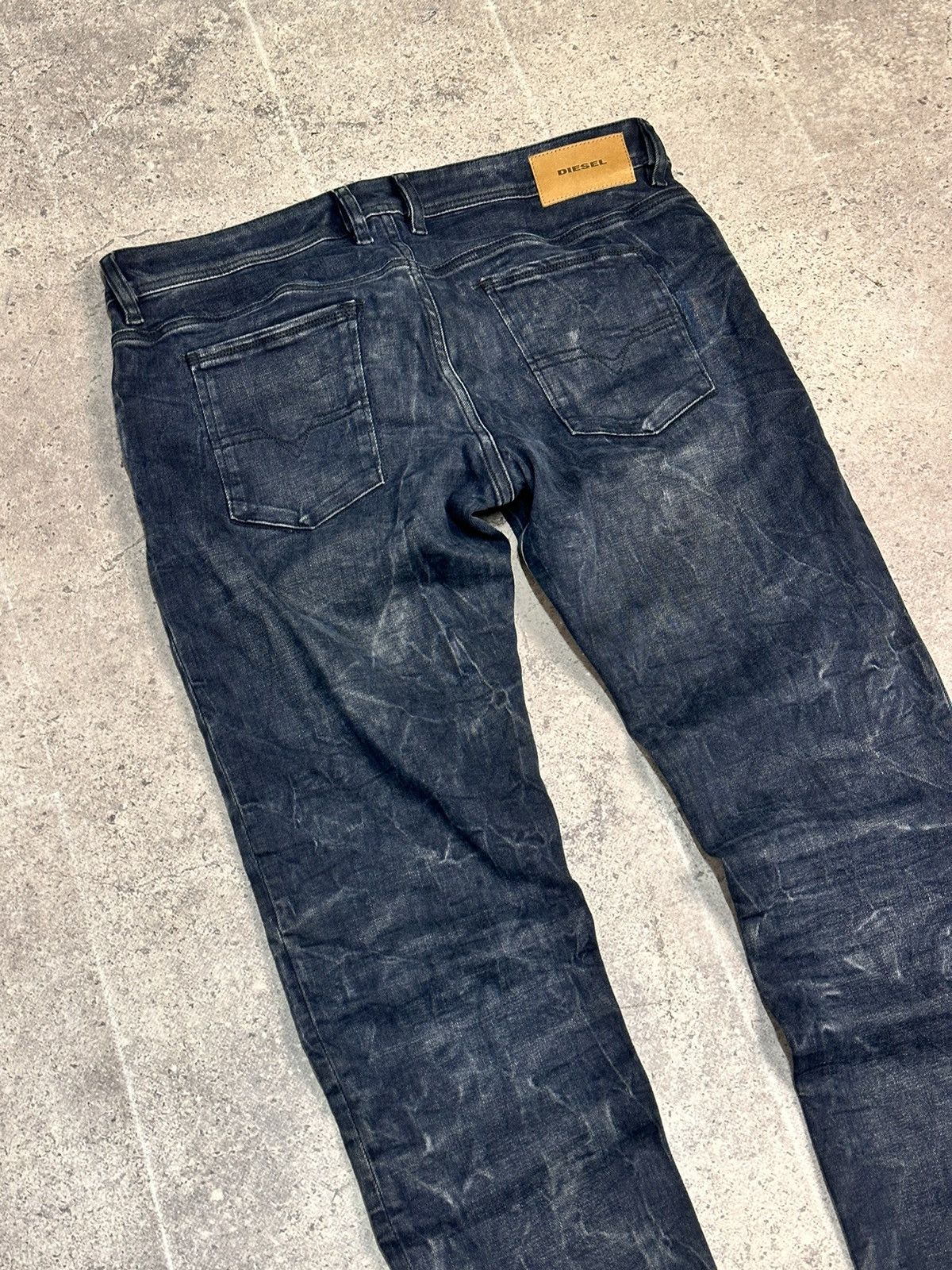 Diesel Diesel blue washed jeans vintage Italy Y2K streetwear Size US 34 / EU 50 - 13 Thumbnail