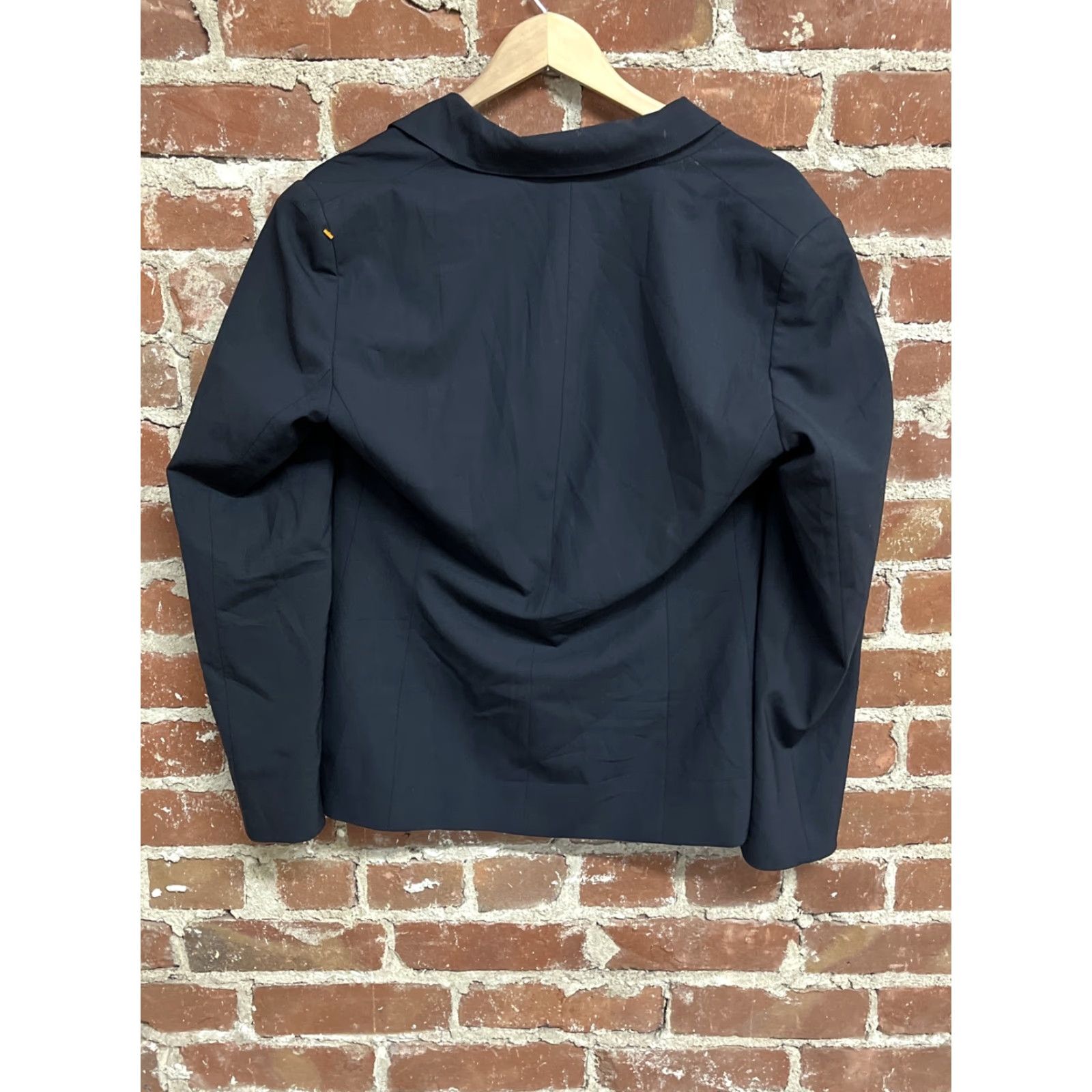 Vintage Lafayette 148 New York Women Black Blazer 100% Wool Size 10 Tuxedo Style Blazer Womens Size L / US 10 / IT 46 - 2 Thumbnail