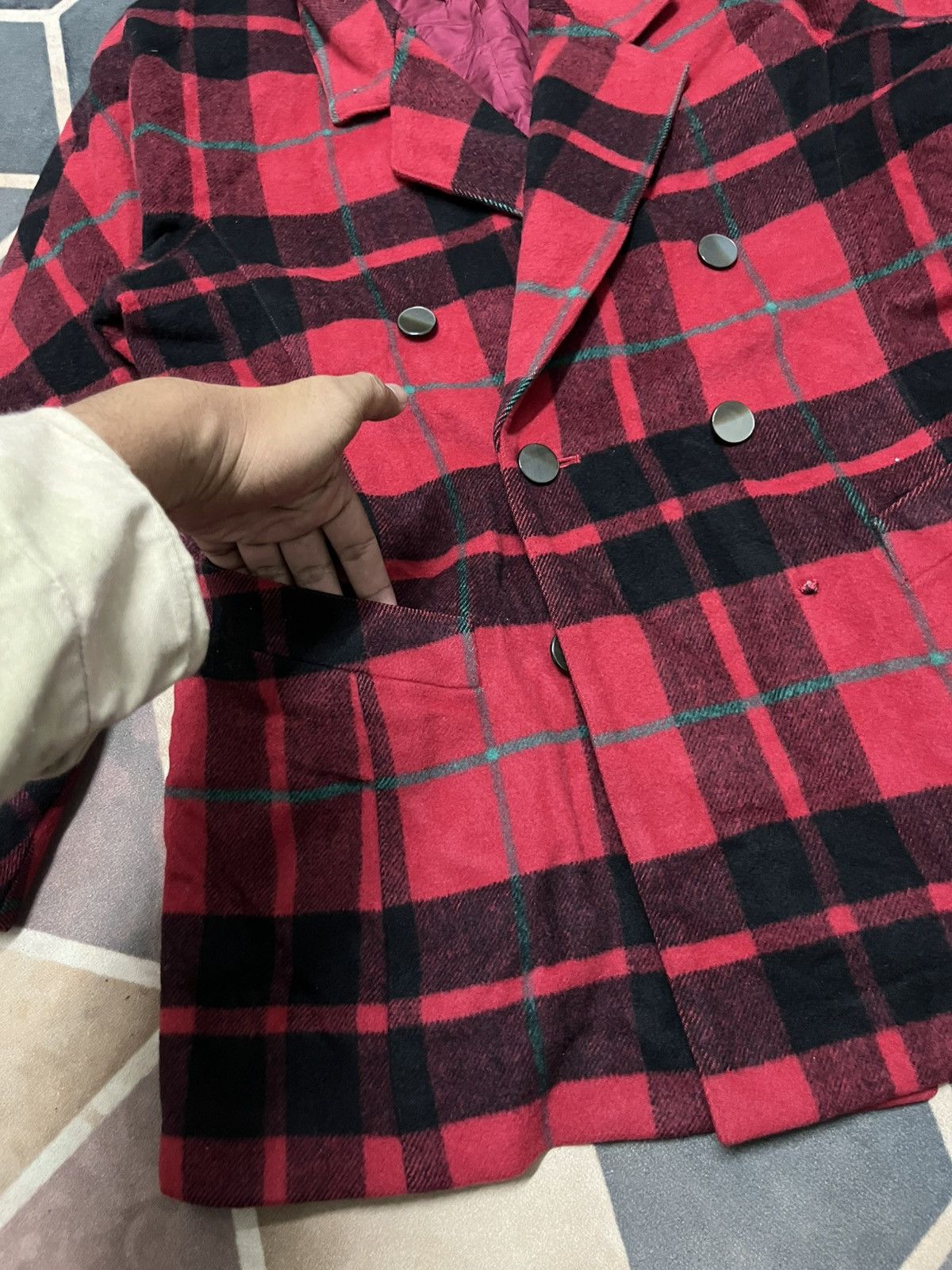 Seditionaries 💥Vintage JC MONDO Japanese Brand Tartan Wool Jackets Size US M / EU 48-50 / 2 - 6 Thumbnail