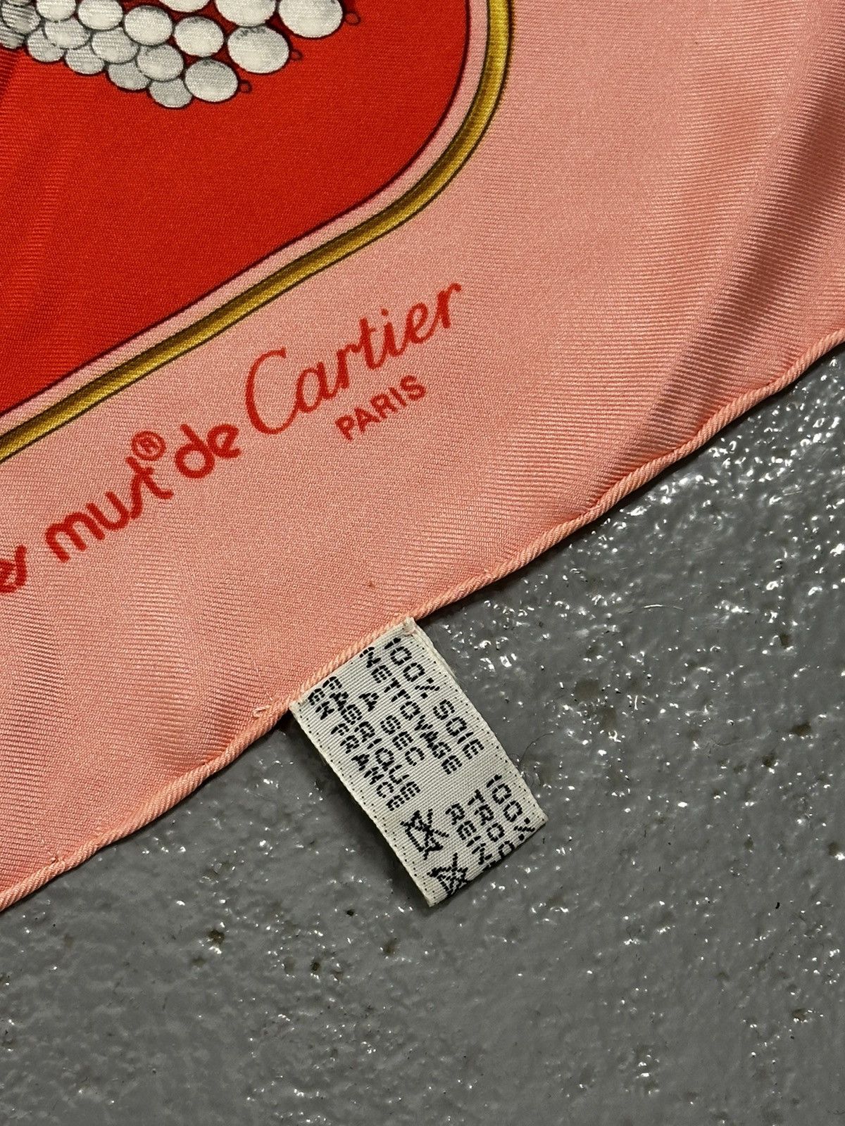 Cartier Must De Cartier Silk Scarf Size ONE SIZE - 8 Thumbnail