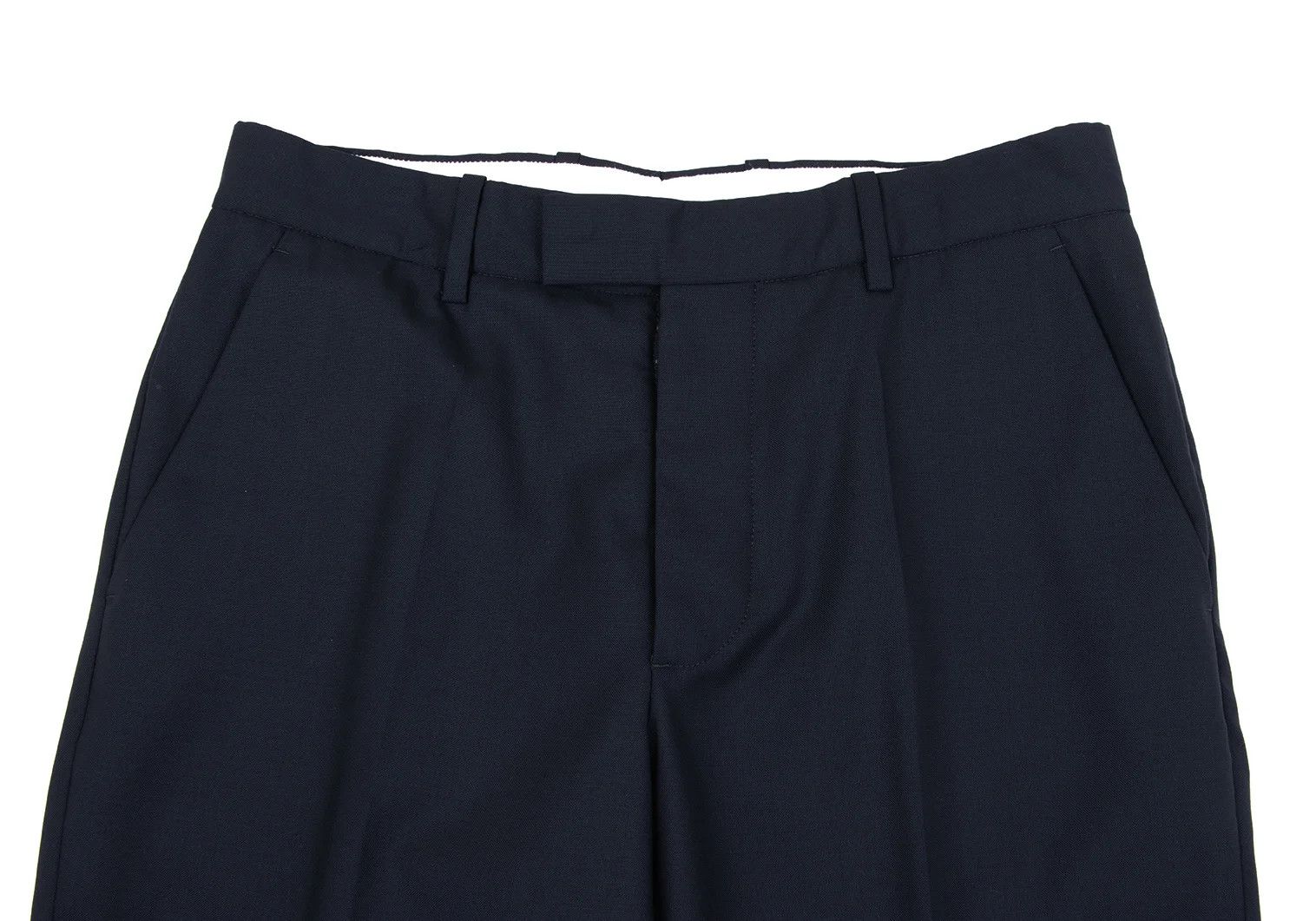 Maison Margiela Center-press Wool Trousers in Navy 46 Size US 30 / EU 46 - 2 Thumbnail