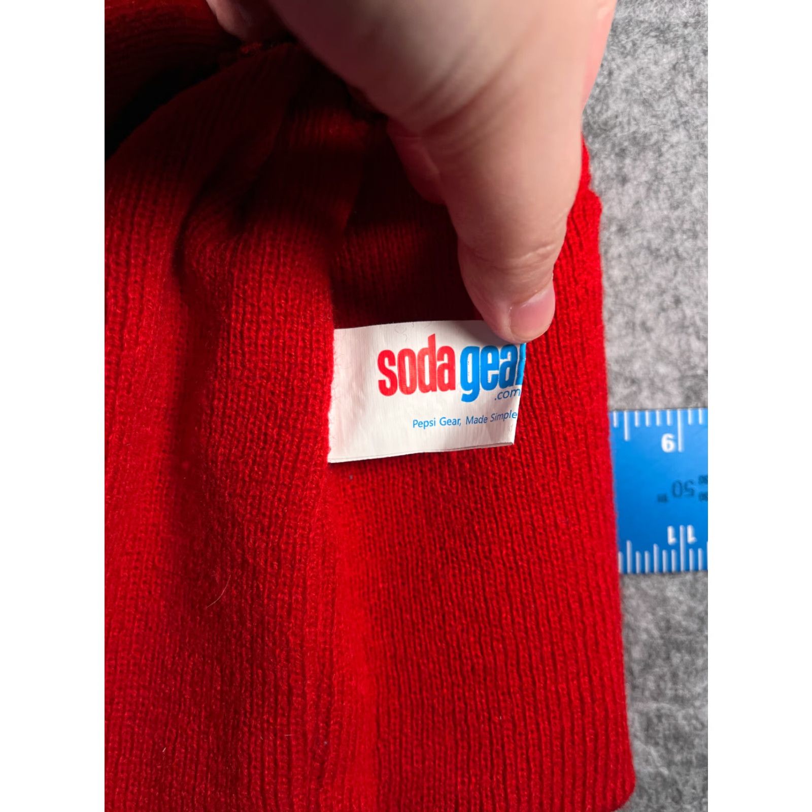 Vintage VINTAGE Soda Gear Beanie Adult One Size Blue Solid Knit Logo Ski Mens Size ONE SIZE - 6 Thumbnail