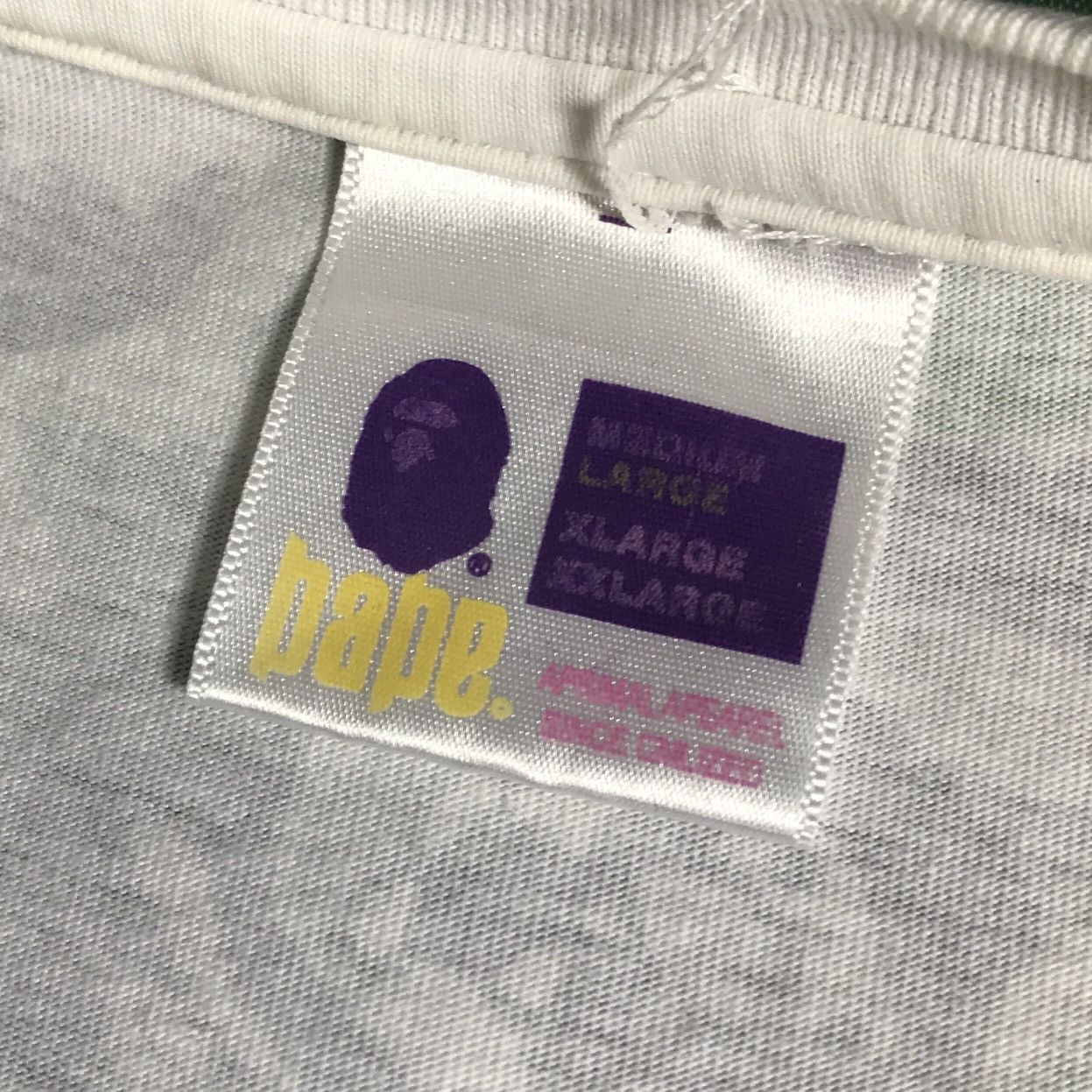Bape × Vintage bape abc green camo t-shirt Size US L / EU 52-54 / 3 - 8 Thumbnail