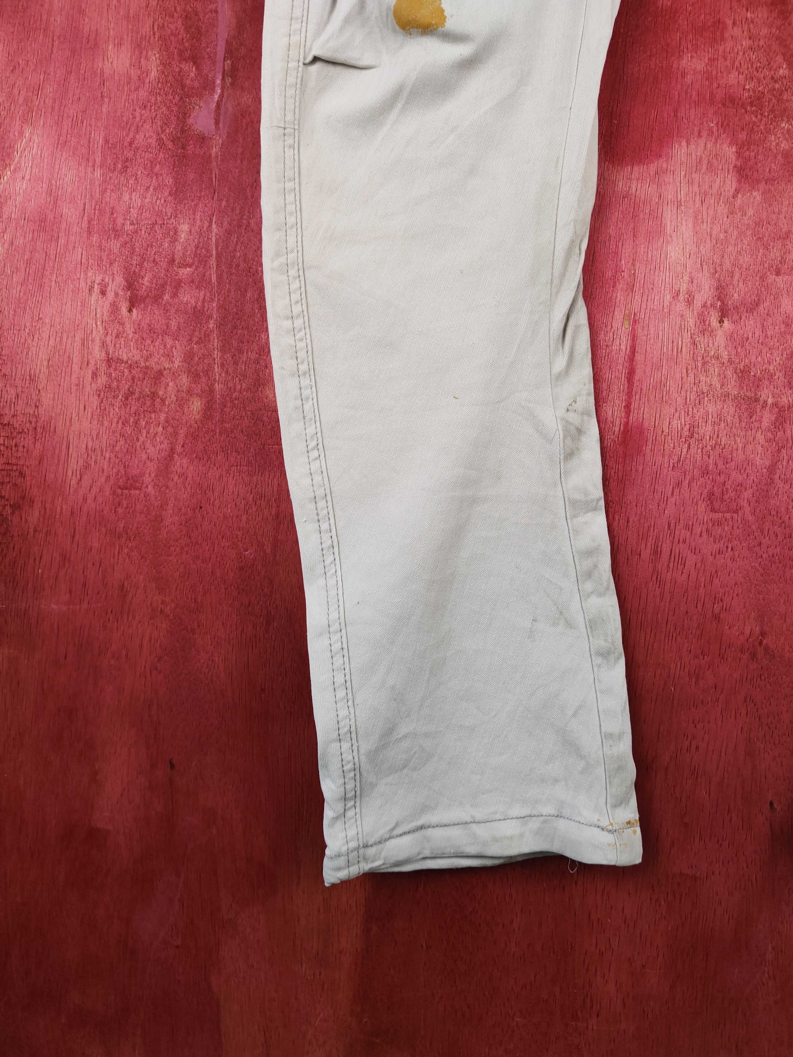 Japanese Brand I'z Frontier White Multipocket Tactical Cargo Pants #S1292 Size US 33 - 6 Thumbnail