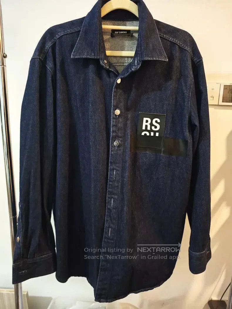 Raf Simons Classic Raf Simons Denim Shirt for Collectors. Size US M / EU 48-50 / 2 - 1 Thumbnail