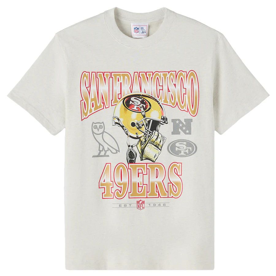 Drake OVO x NFL San Francisco 49ers Graphic Team T-Shirt Size US M / EU 48-50 / 2 - 4 Thumbnail