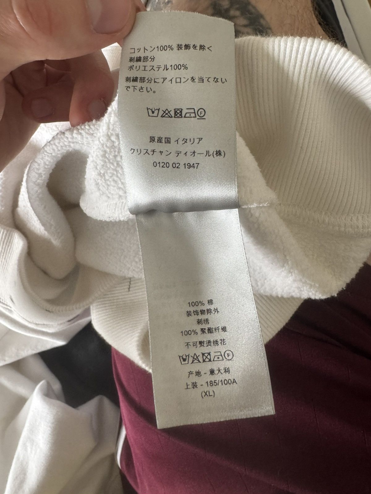 Dior Dior X Travis Scott Designer Collab Splatter Sweatshirt Size US XL / EU 56 / 4 - 9 Thumbnail