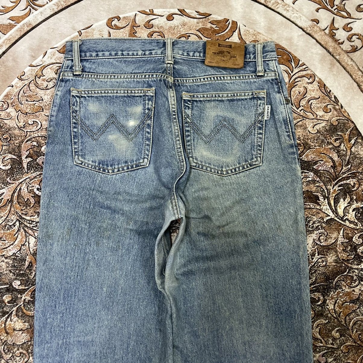 Edwin 🔥Vintage 1993 Edwin Stoned Washed Distress Dirty Denim Jeans Size US 31 - 5 Thumbnail