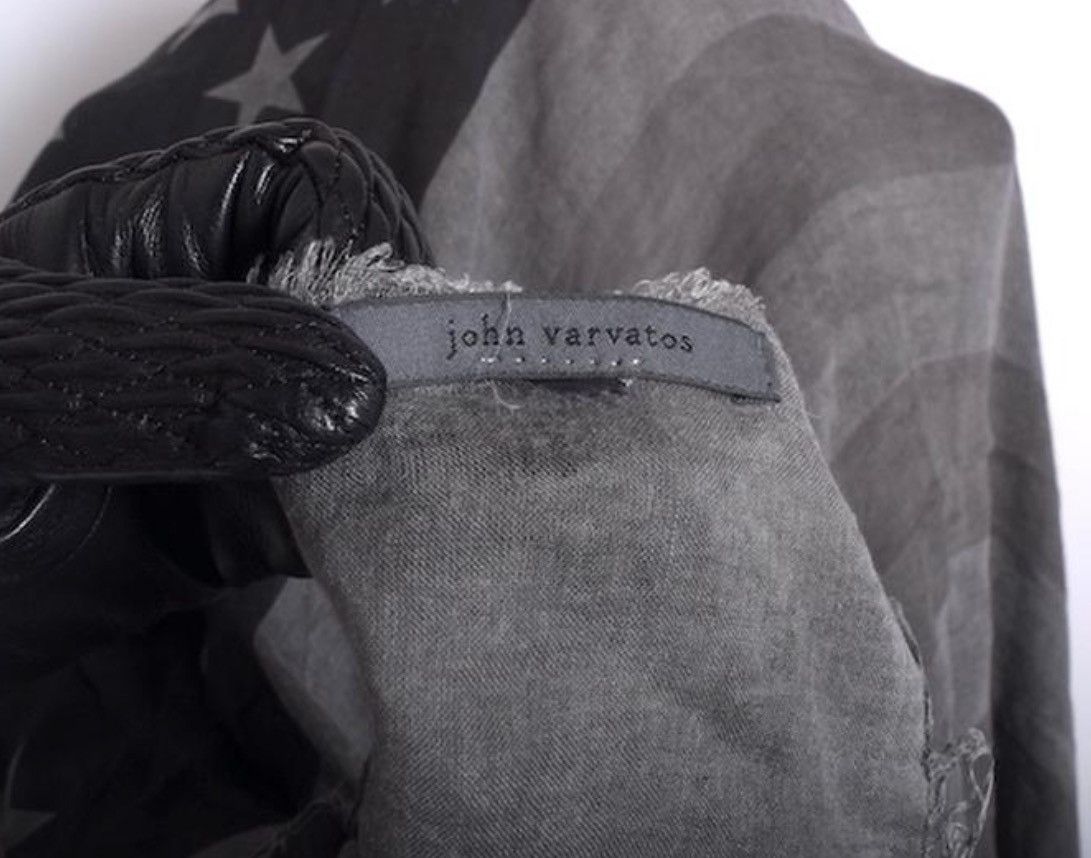 John Varvatos JOHN VARVATOS American Flag Fringe Scarf Runway Nettspend Size ONE SIZE - 8 Thumbnail