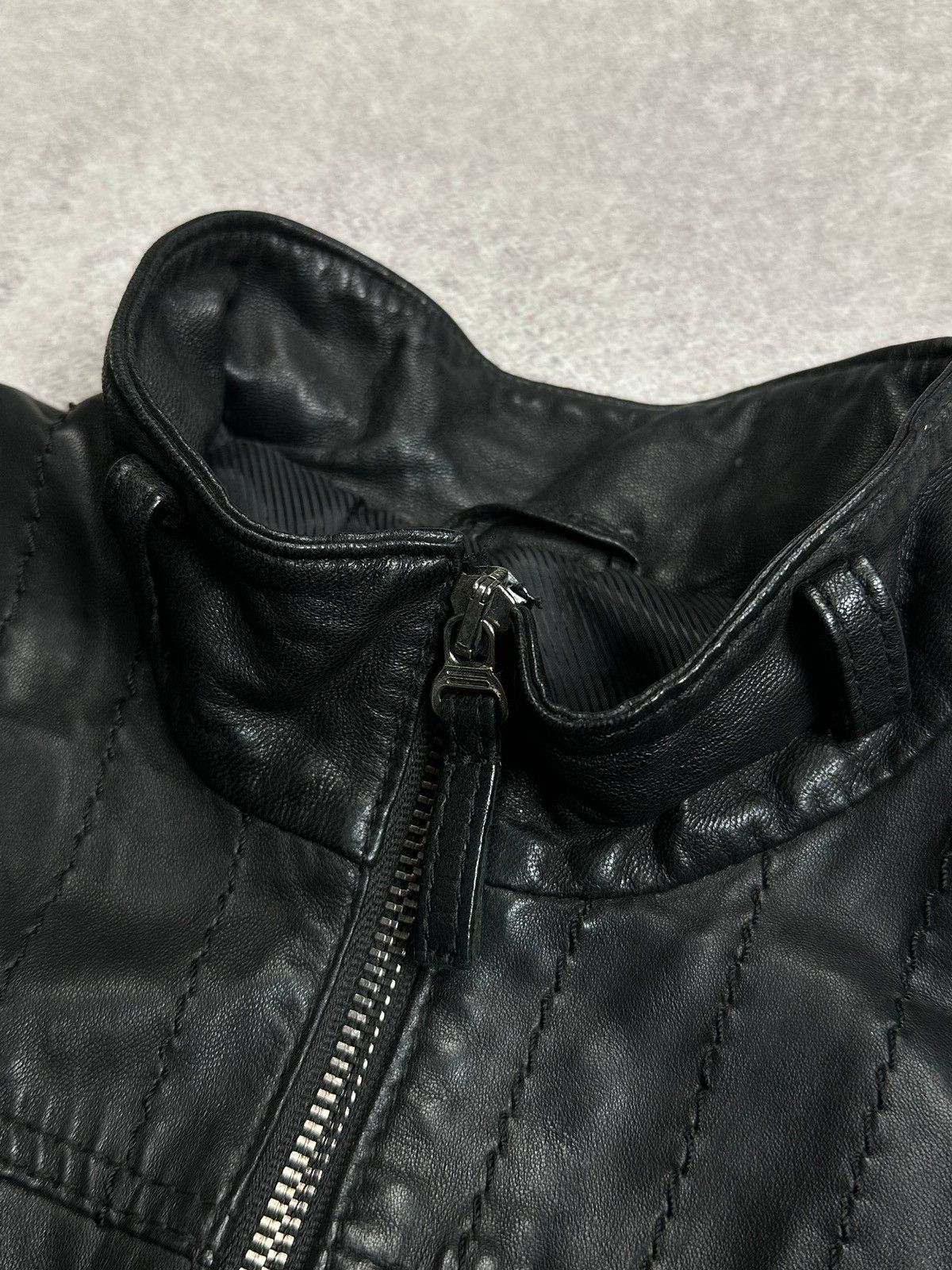 John Galliano John Galliano SS07 Runway Leather Moto Biker Jacket Size US S / EU 44-46 / 1 - 7 Thumbnail