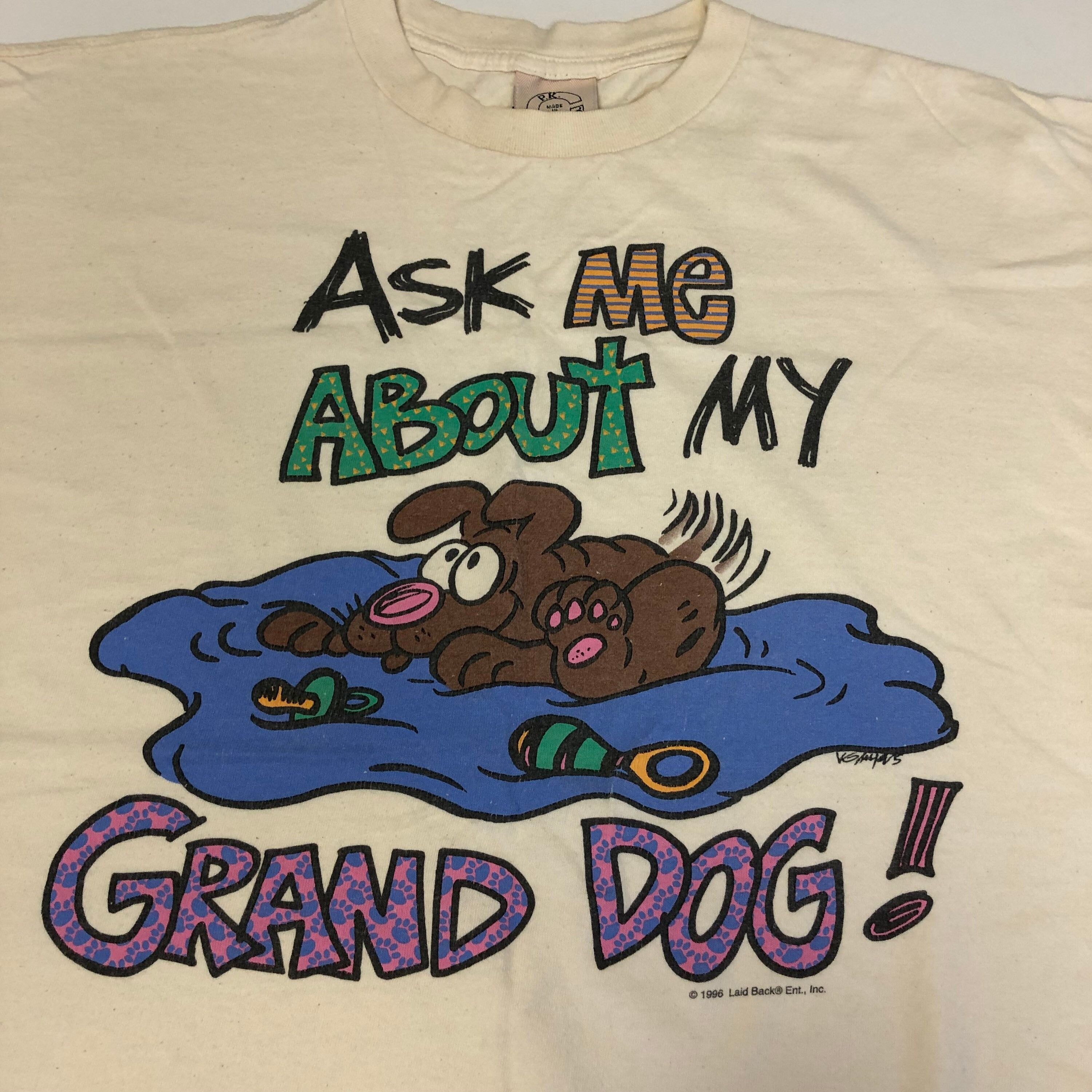 Other 1996 LAID BACK Graffiti CARTOON Grand DoG Best Friend Tee Size US XL / EU 56 / 4 - 1 Thumbnail